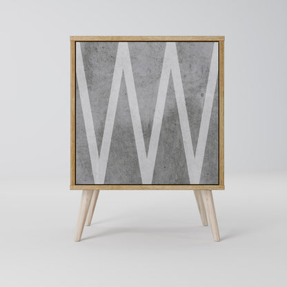 SOLID ZIG ZAG 1-Door Sideboard