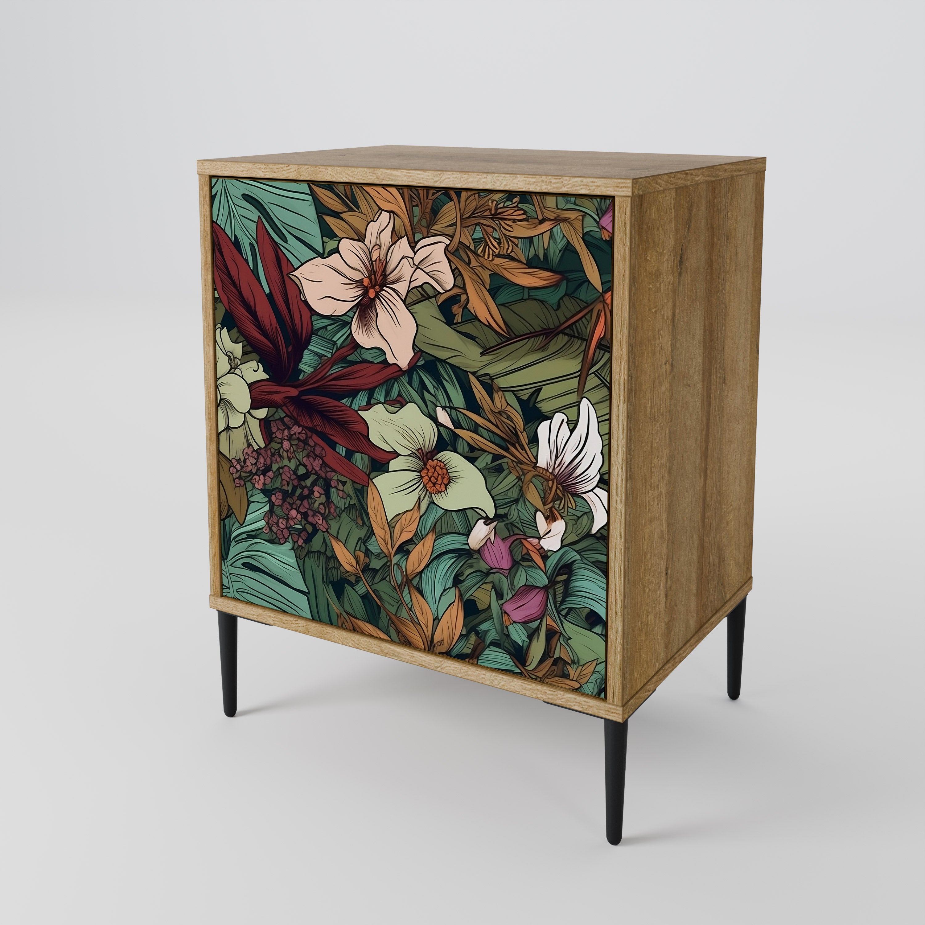 BOTANICAL EMERGENCE 1-Door Sideboard