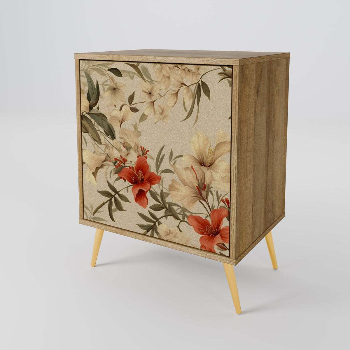 BLOOMING HARMONY 1-Door Sideboard