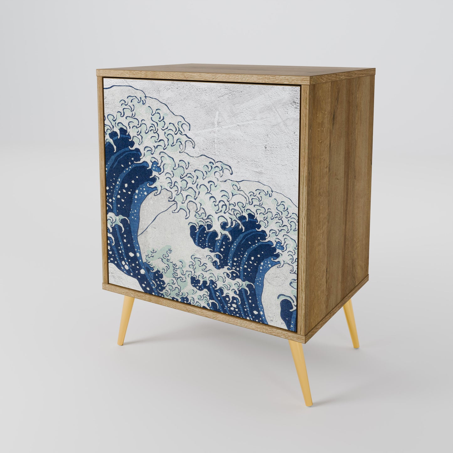 THE GREAT WAVE AT KANAGAWA 1-Door Sideboard