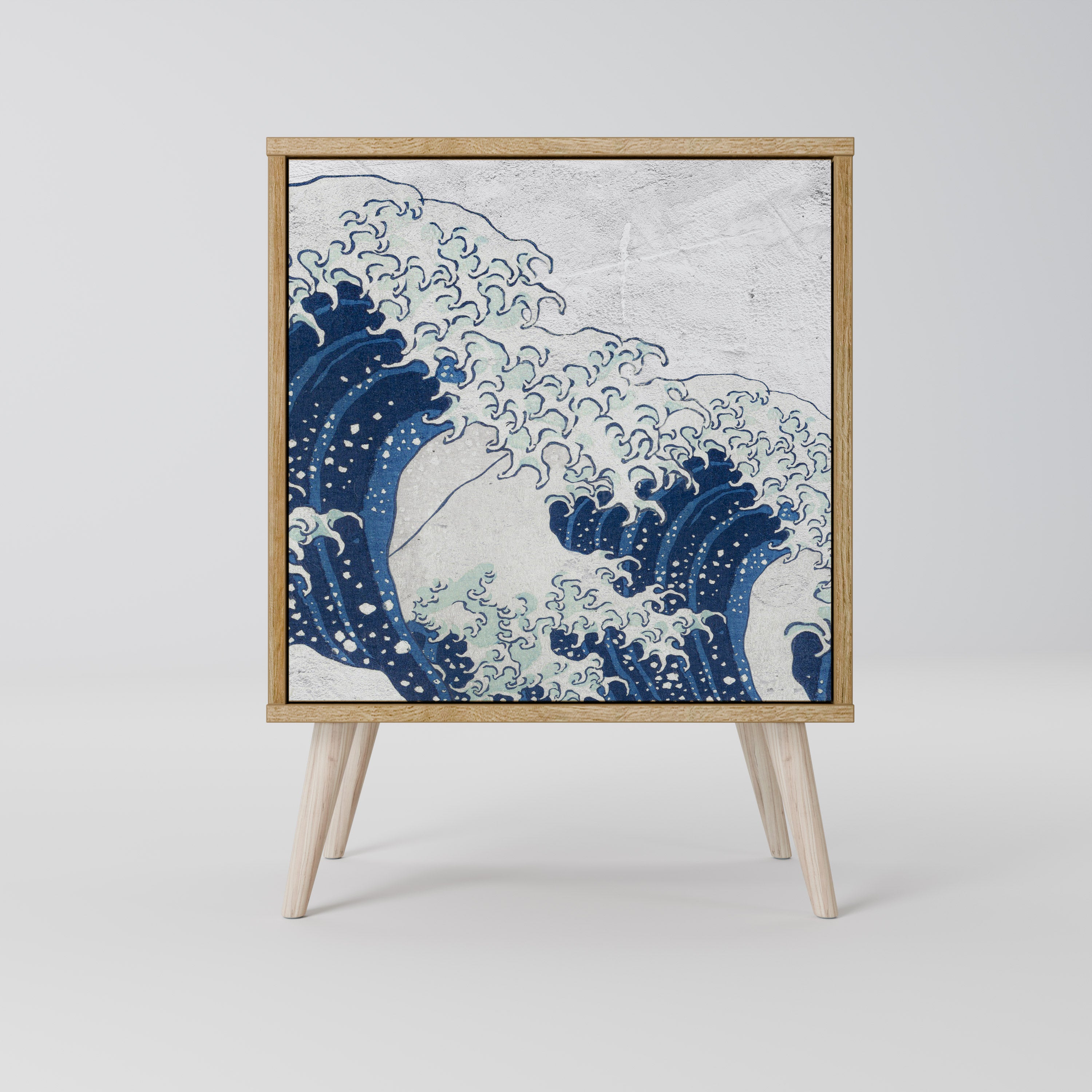 THE GREAT WAVE AT KANAGAWA 1-Door Sideboard