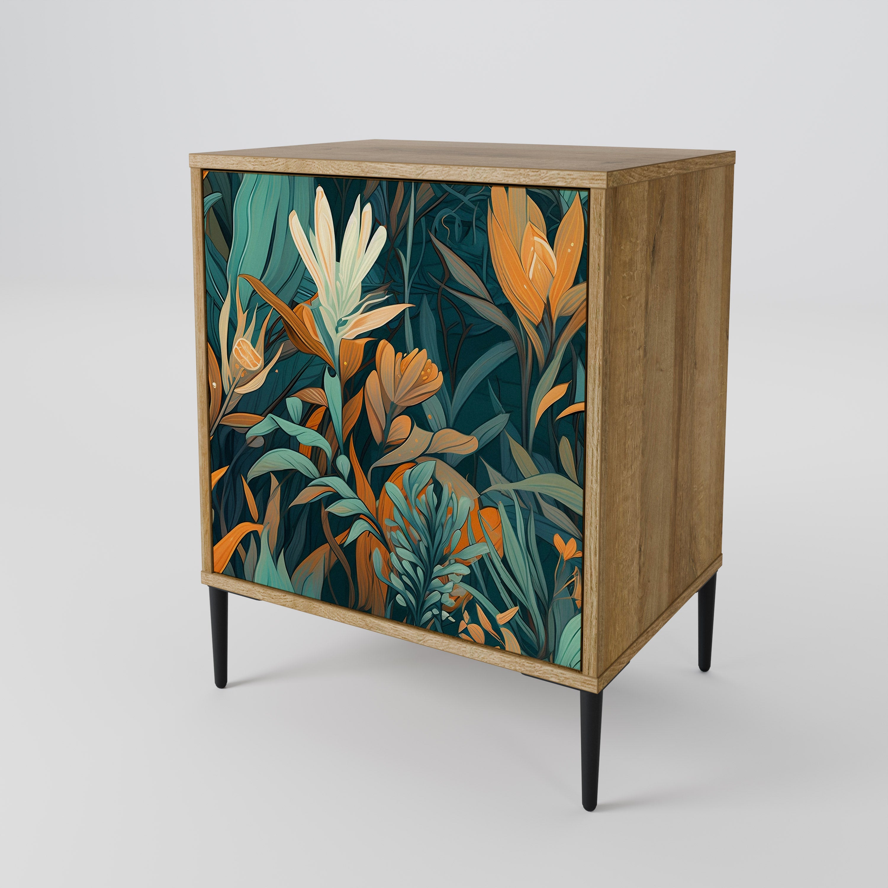 FLORAL SERENITY 1-Door Sideboard