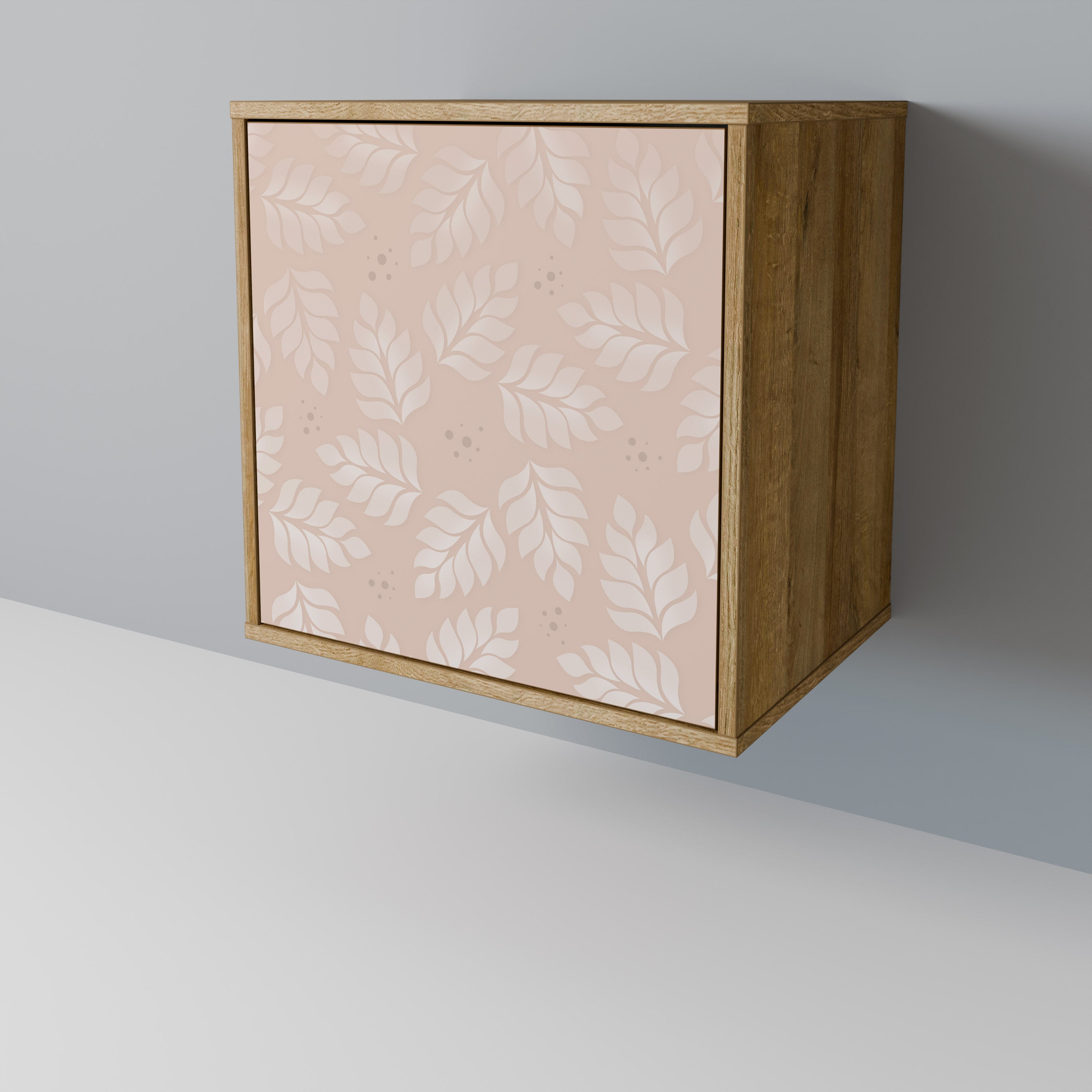LEAVES ON BEIGE 1-Door Sideboard