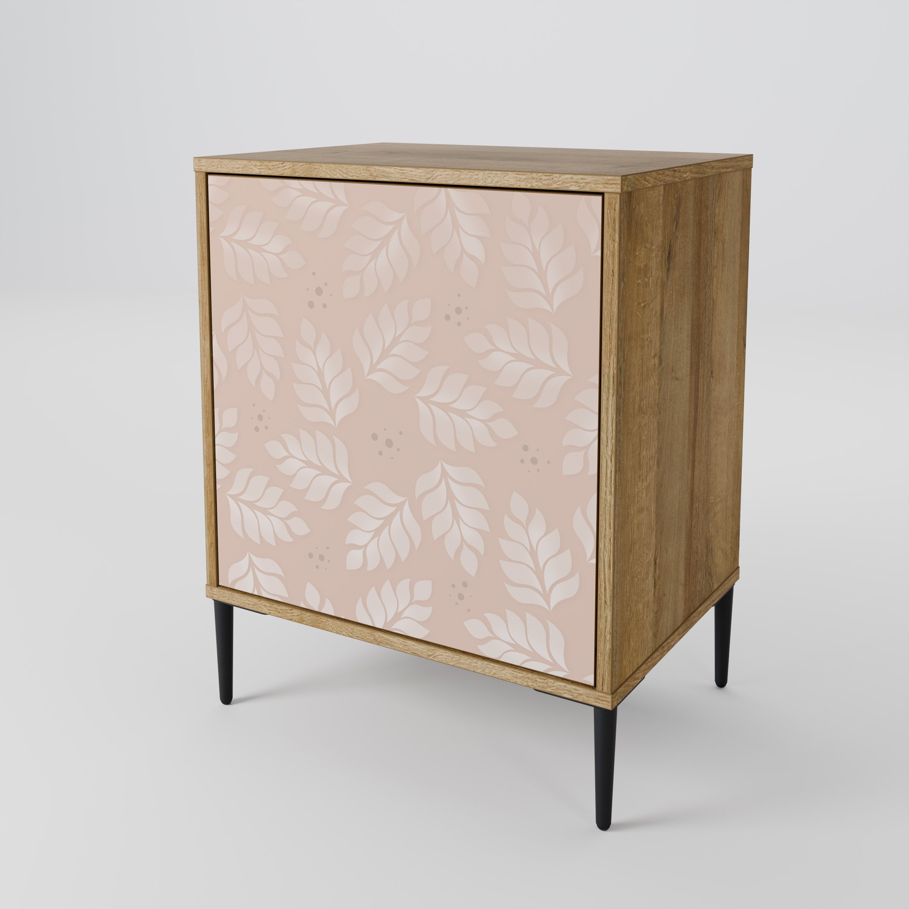 LEAVES ON BEIGE 1-Door Sideboard