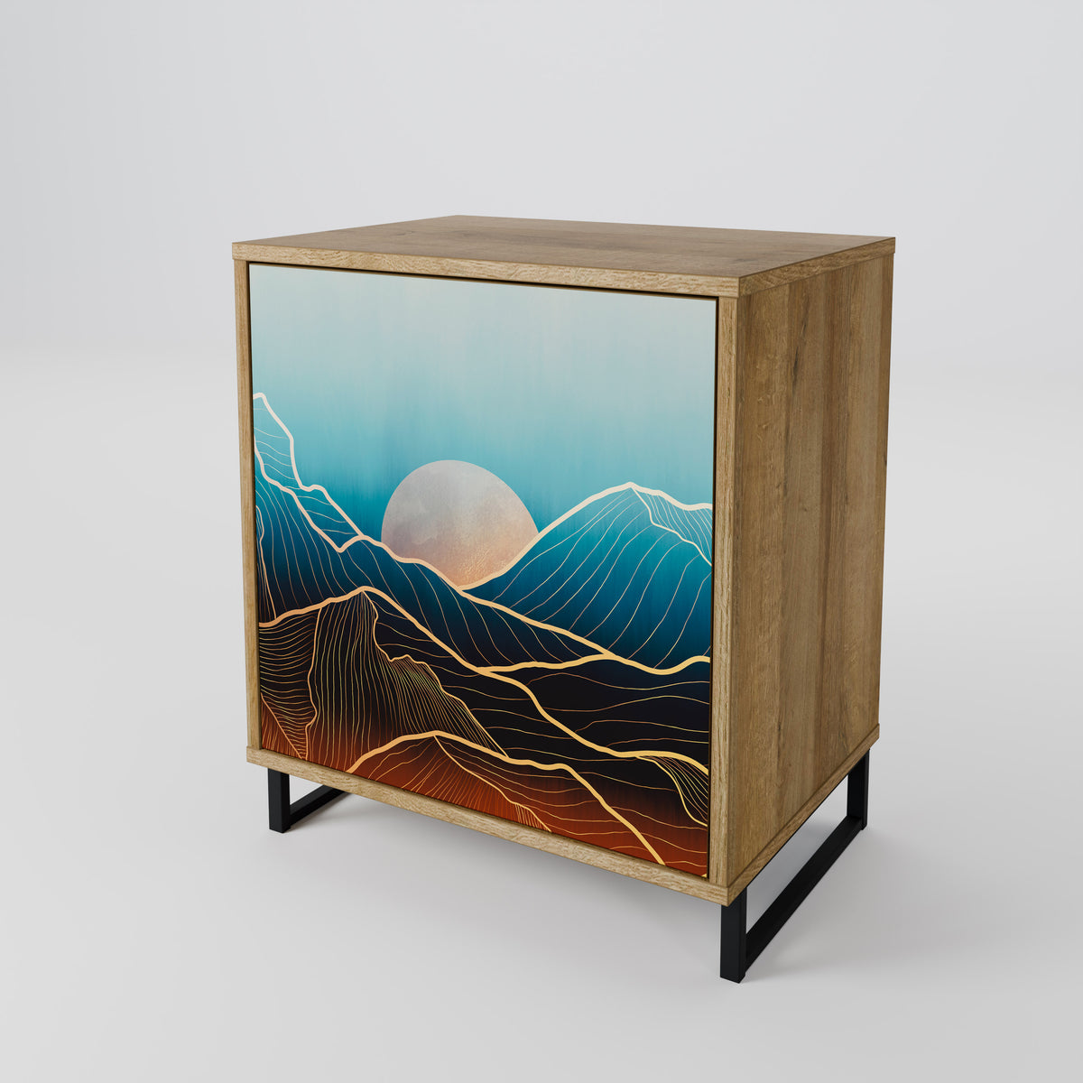 LUNAR SECRETS 1-Door Sideboard