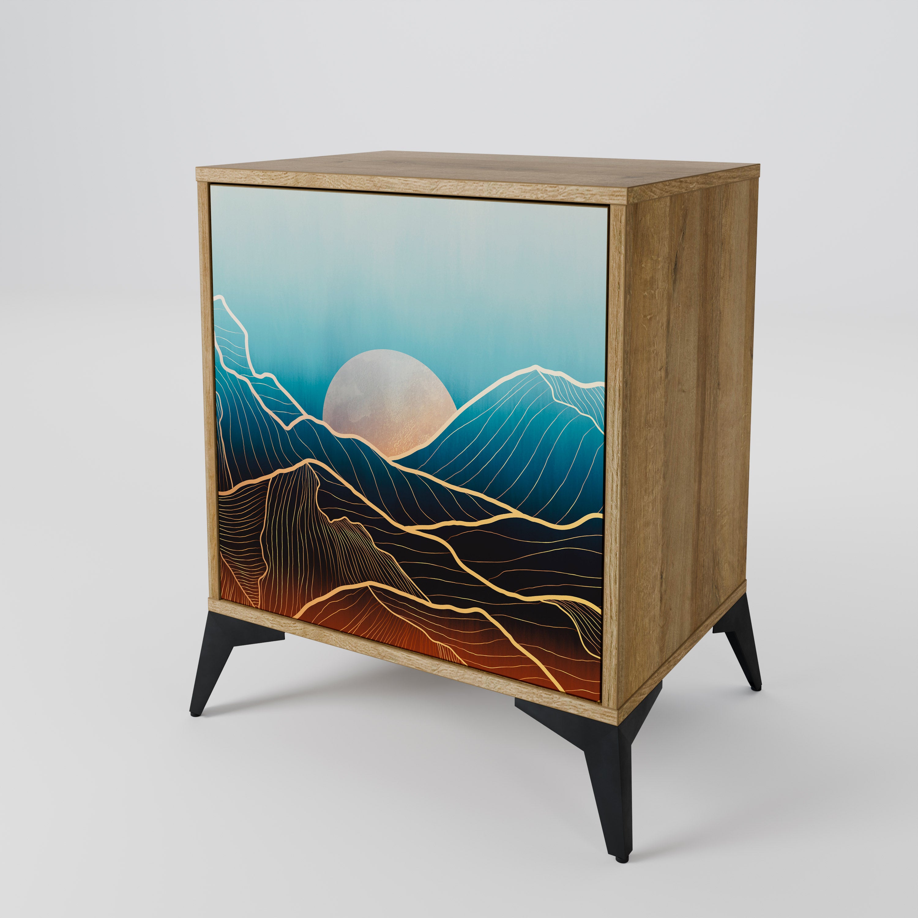 LUNAR SECRETS 1-Door Sideboard