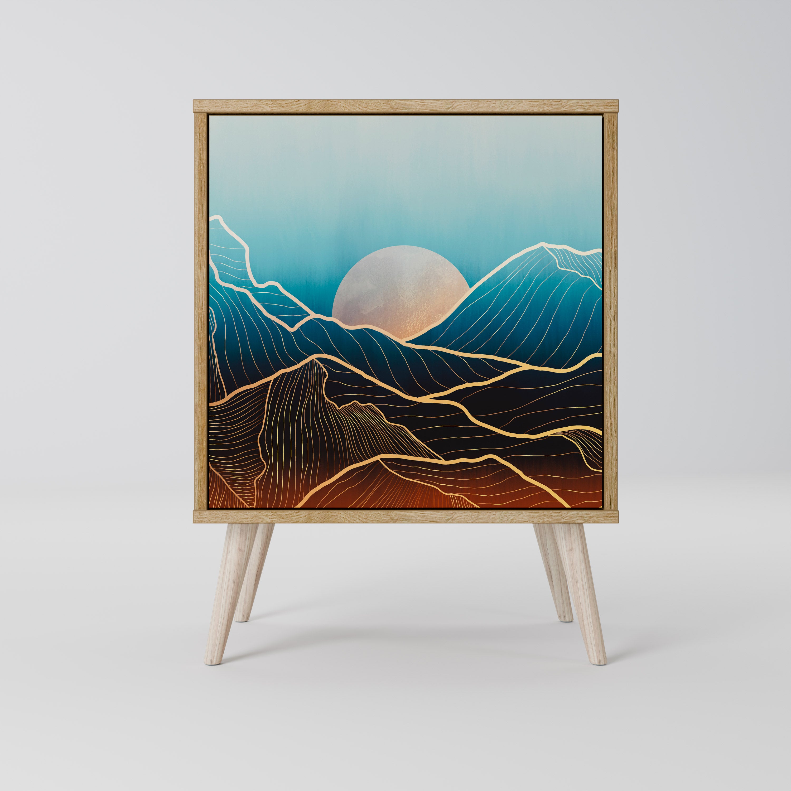 LUNAR SECRETS 1-Door Sideboard