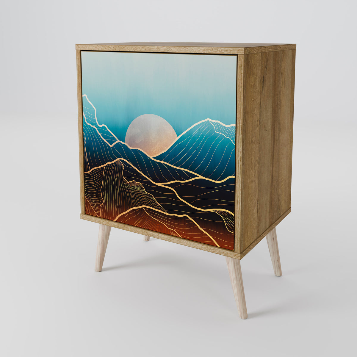 LUNAR SECRETS 1-Door Sideboard