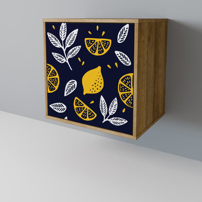 CITRUS BLACK AND WHITE 1-Door Sideboard