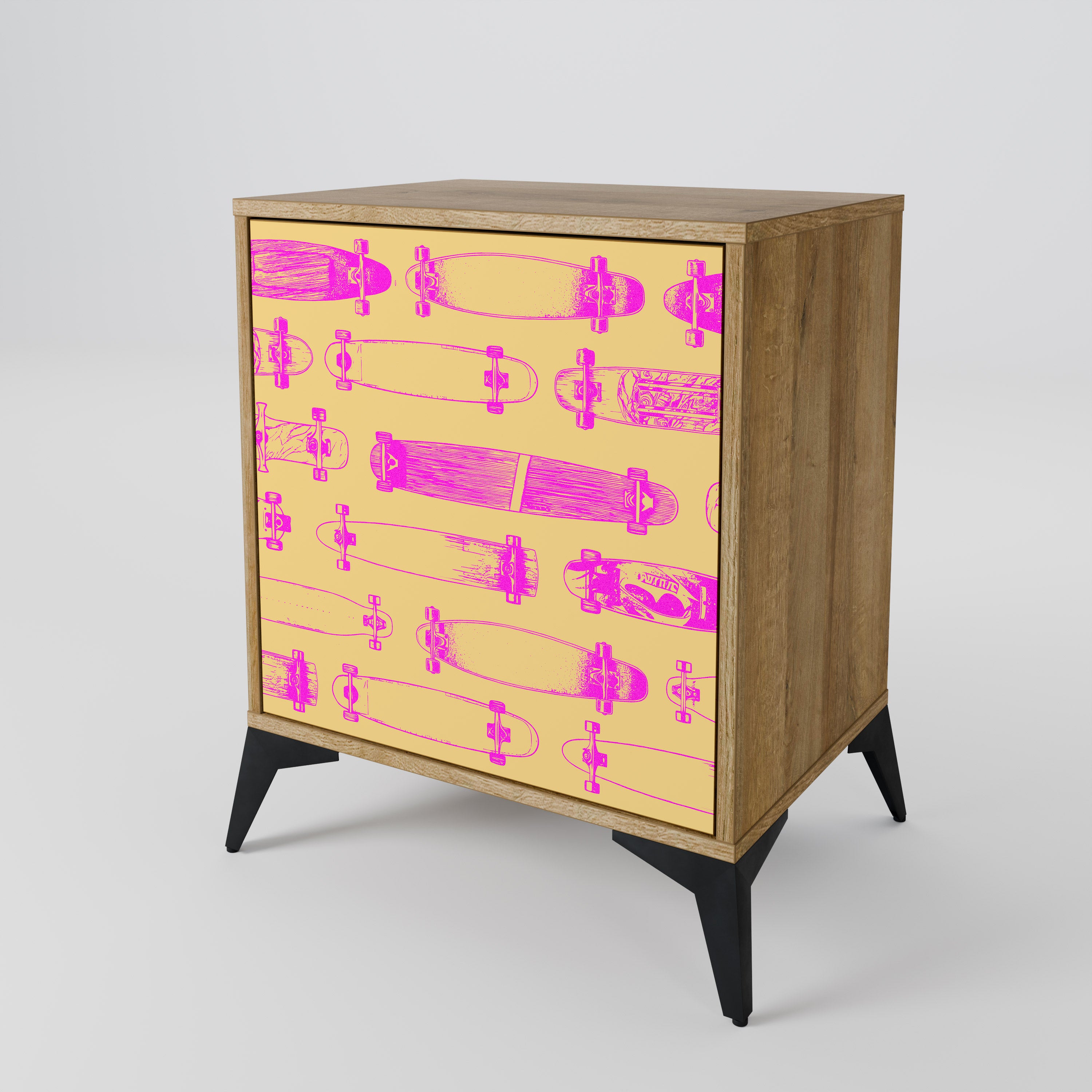 SKATEBOARD ARTISTRY 1-Door Sideboard