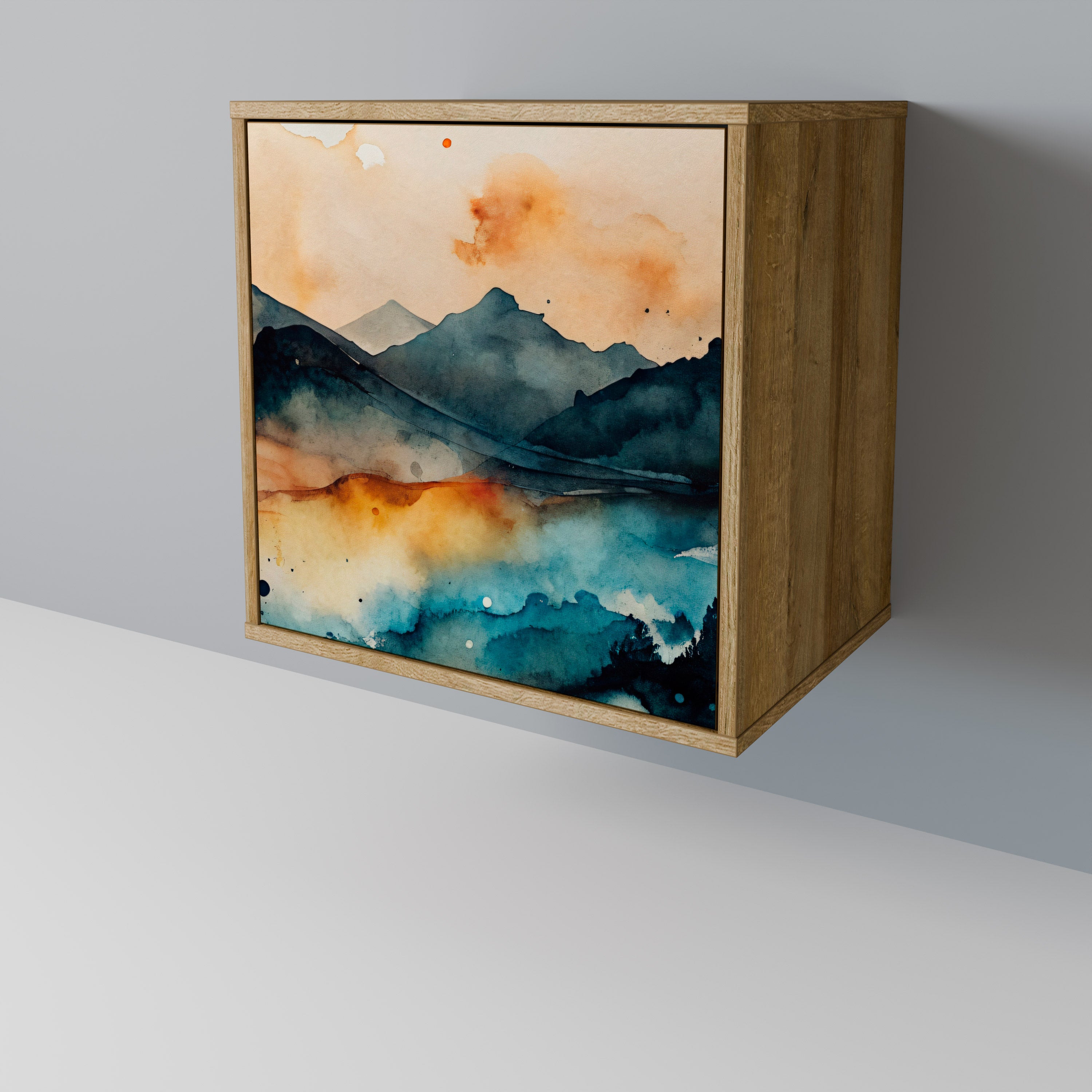 OMINOUS MOUNTAINS 1-Door Sideboard