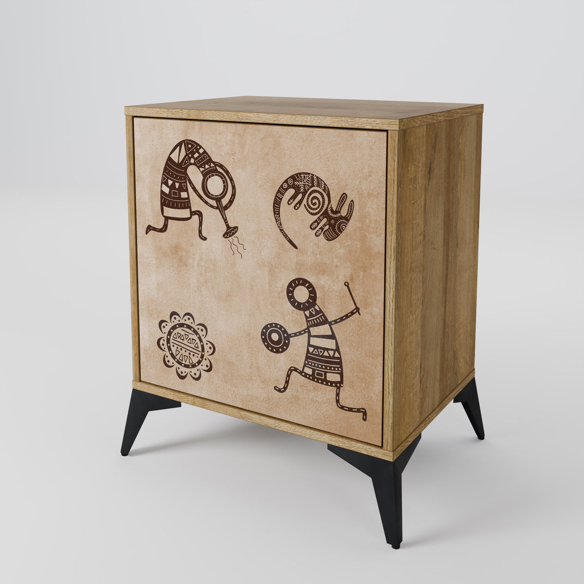 AFRICAN STYLE 1-Door Sideboard