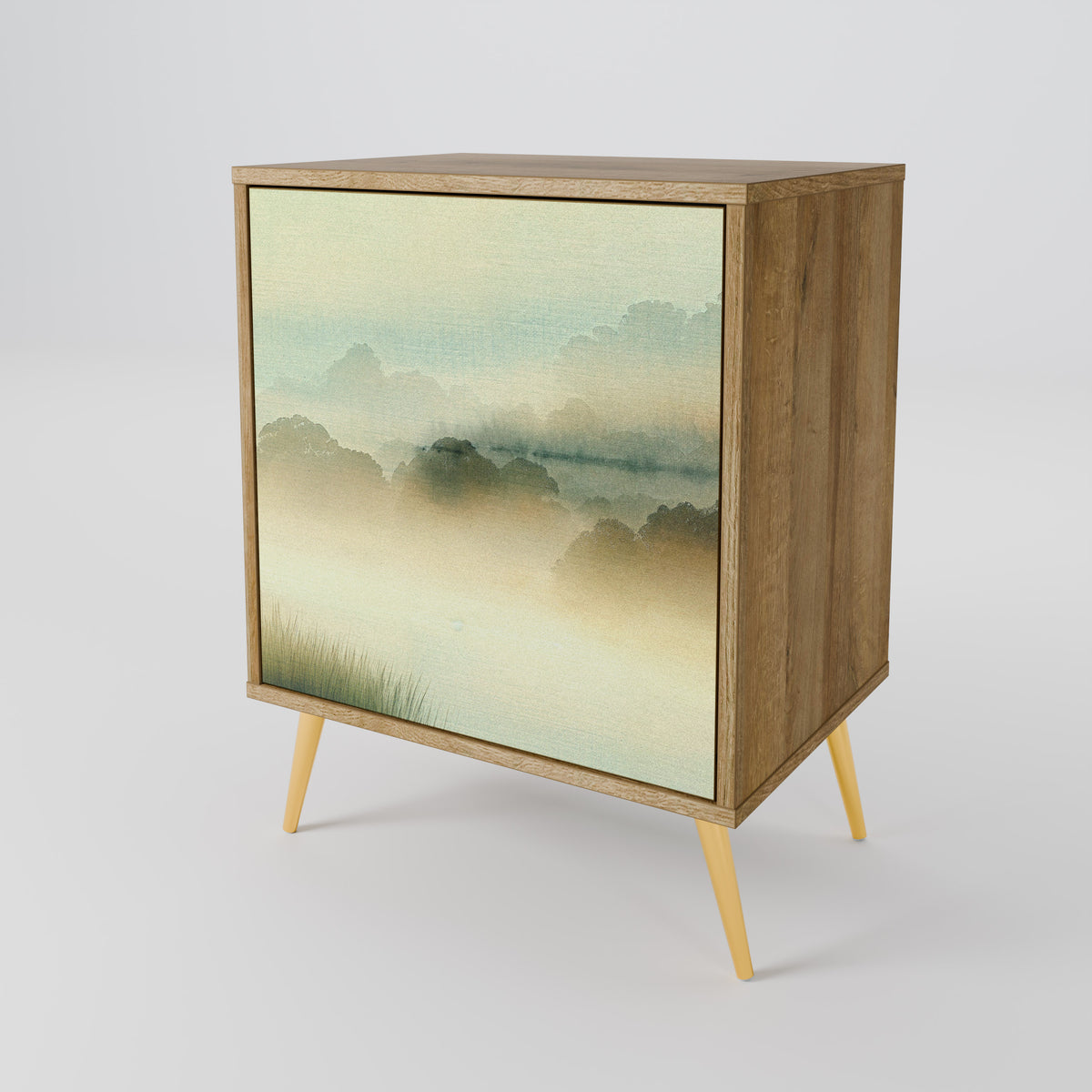 MORNING BY THE LAKE 1-Door Sideboard