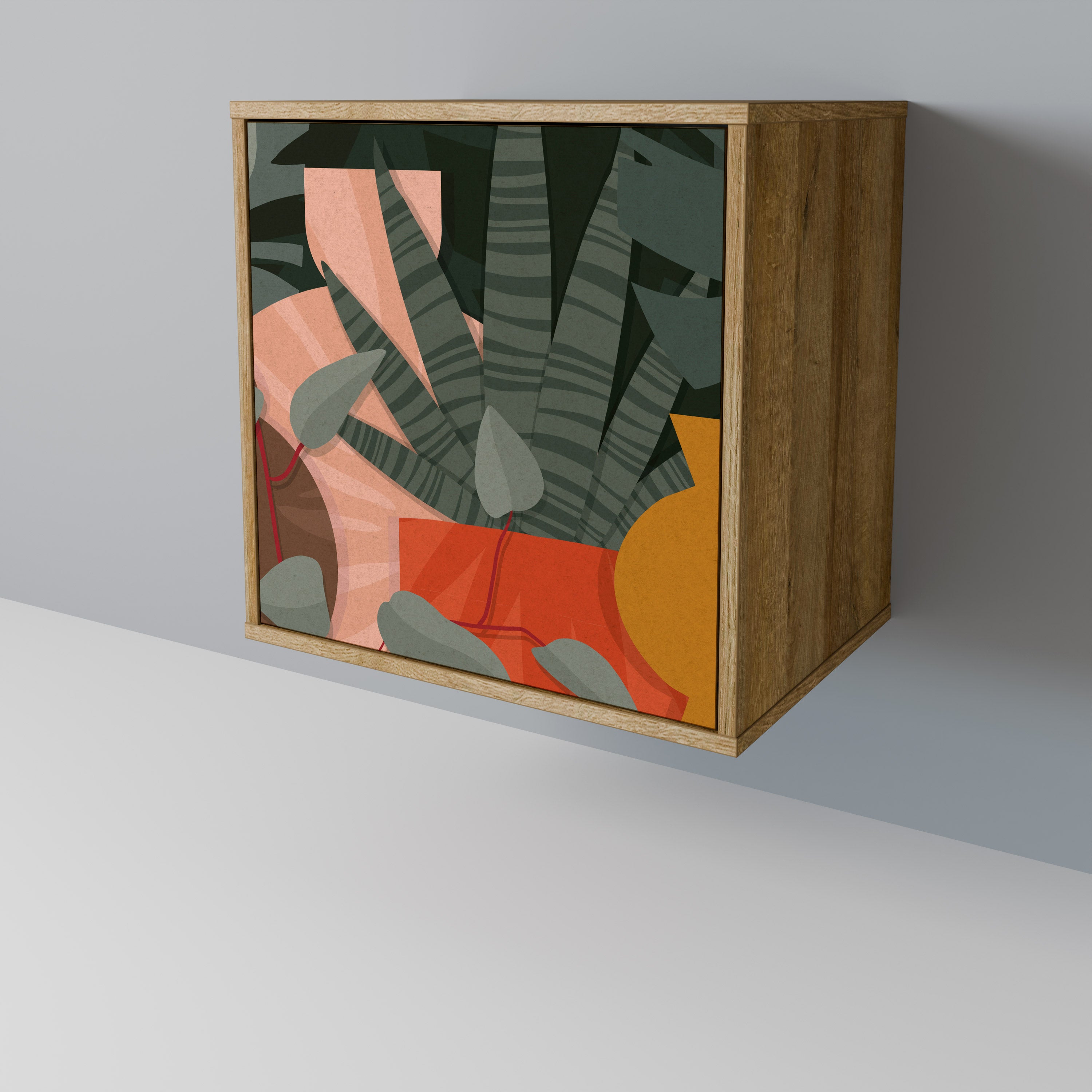 TROPICAL COMPOSITION 1-Door Sideboard