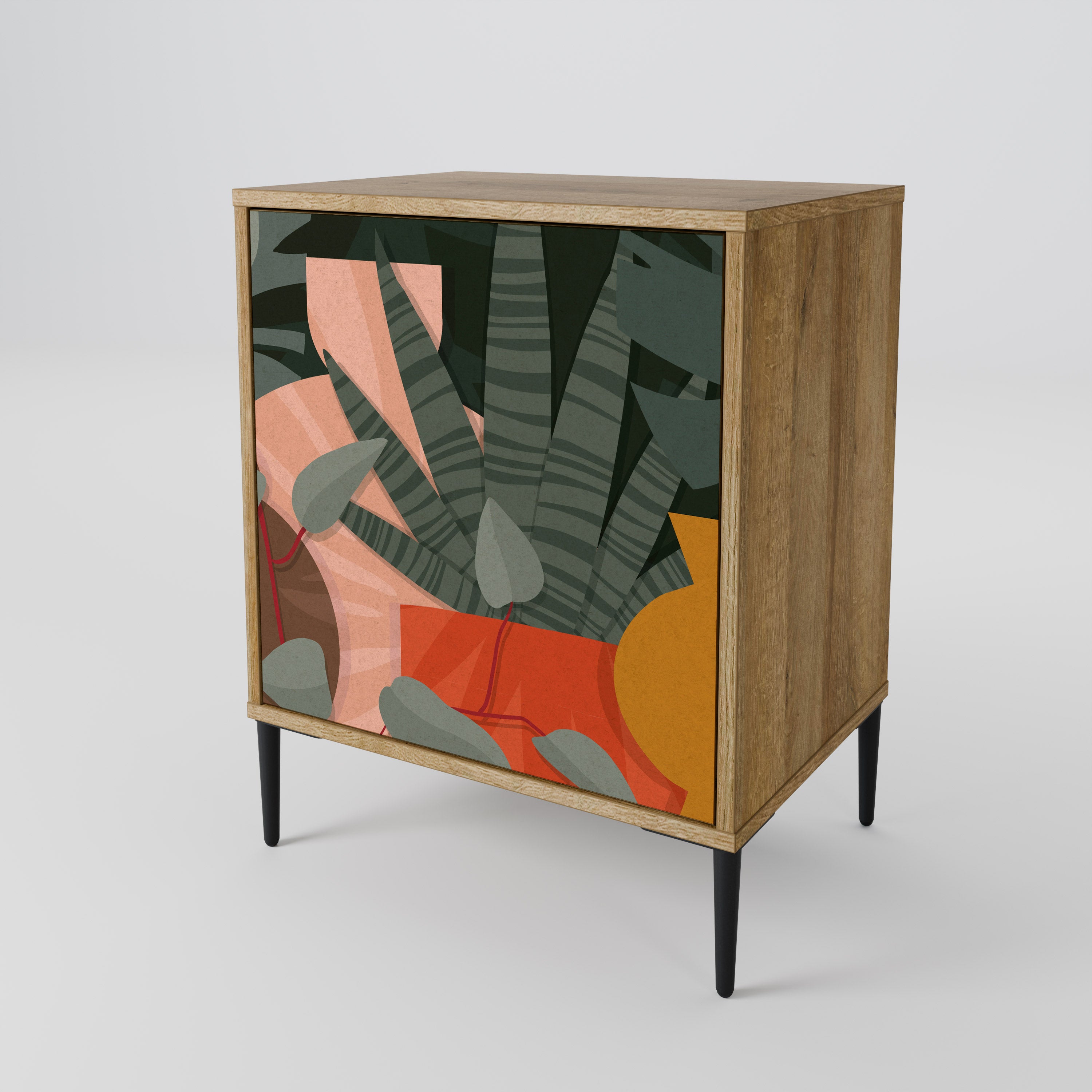 TROPICAL COMPOSITION 1-Door Sideboard