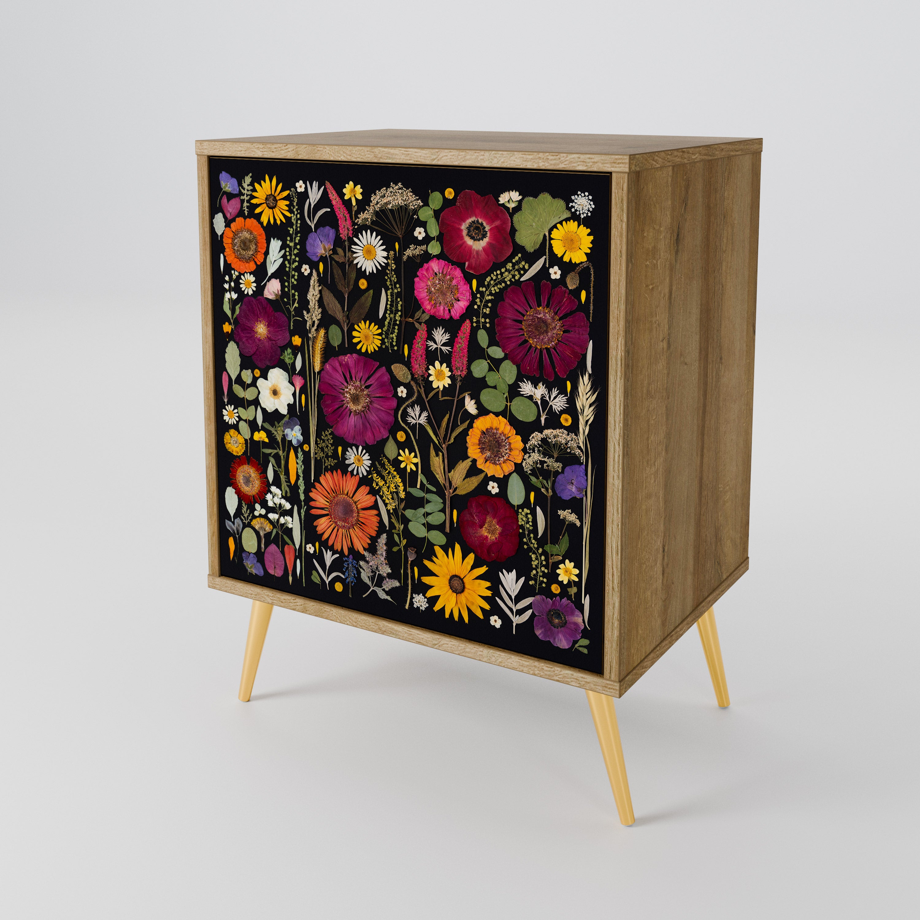 MIDNIGHT GARDEN 1-Door Sideboard