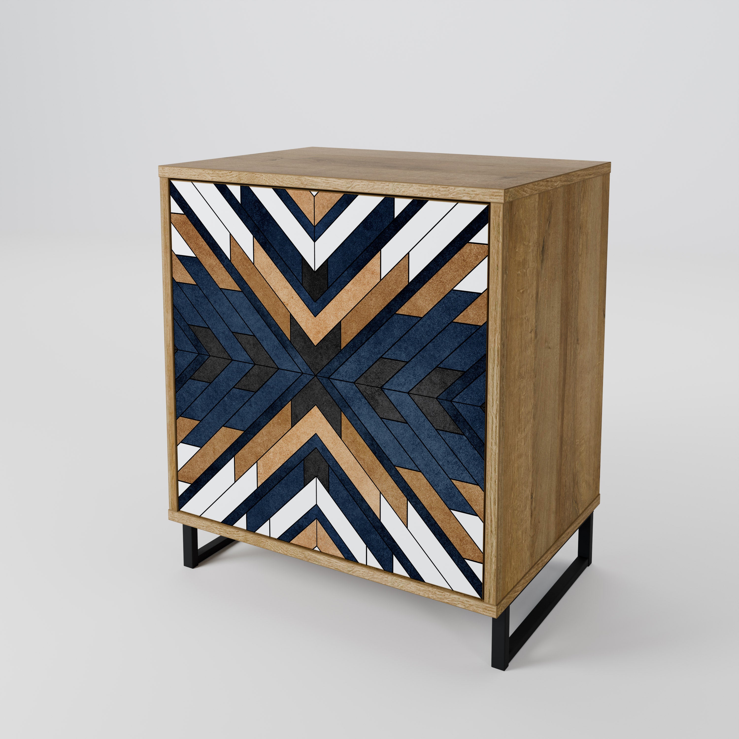 ARTFUL GEOMETRY 1-Door Sideboard