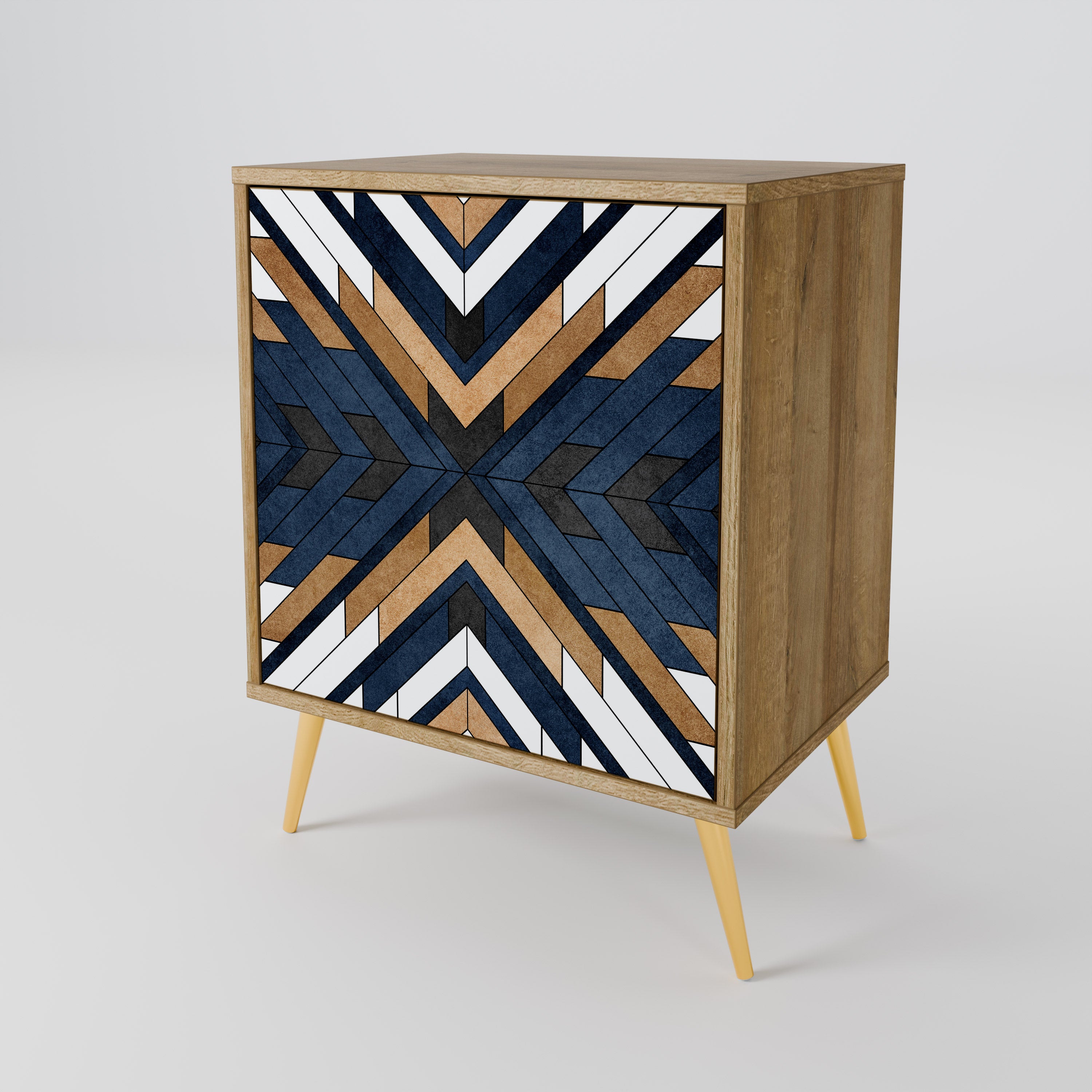 ARTFUL GEOMETRY 1-Door Sideboard