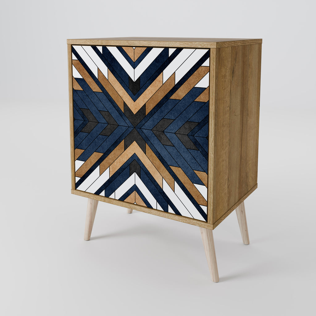 ARTFUL GEOMETRY 1-Door Sideboard