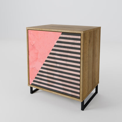 GLAMOROUS STRIPE 1-Door Sideboard