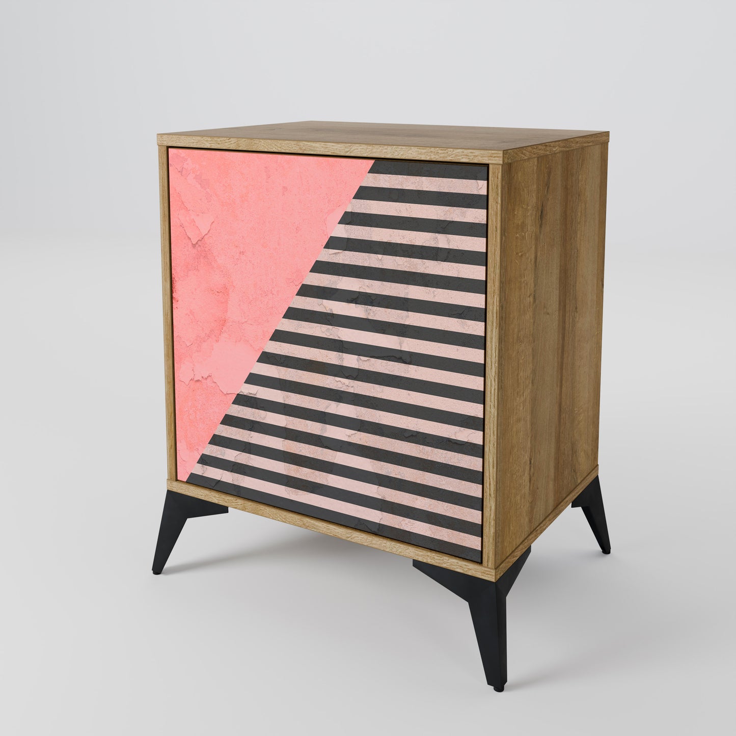GLAMOROUS STRIPE 1-Door Sideboard