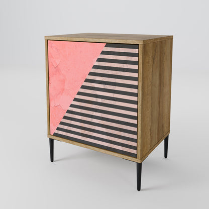 GLAMOROUS STRIPE 1-Door Sideboard