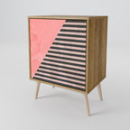 GLAMOROUS STRIPE 1-Door Sideboard