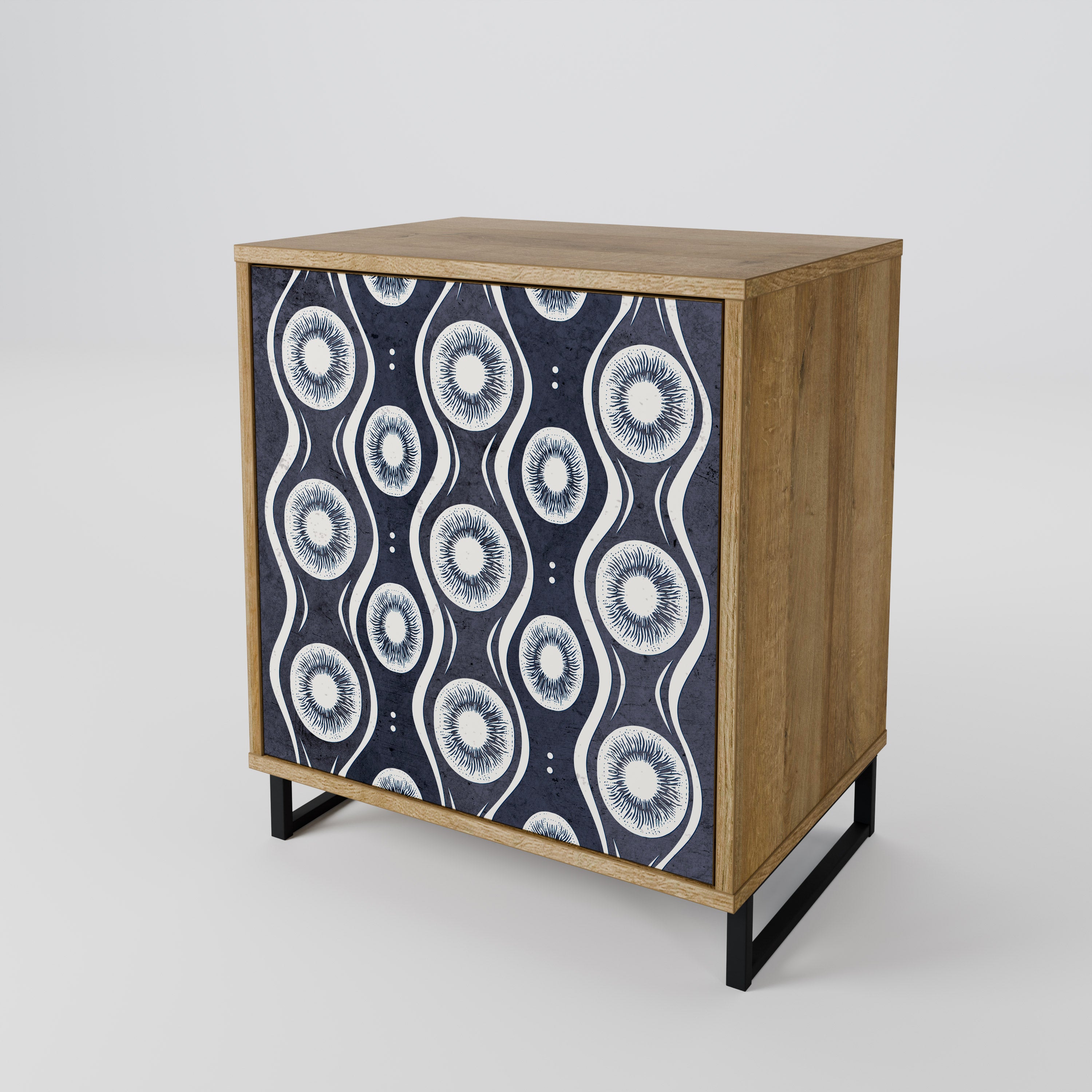 GRAPHITE EYES 1-Door Sideboard