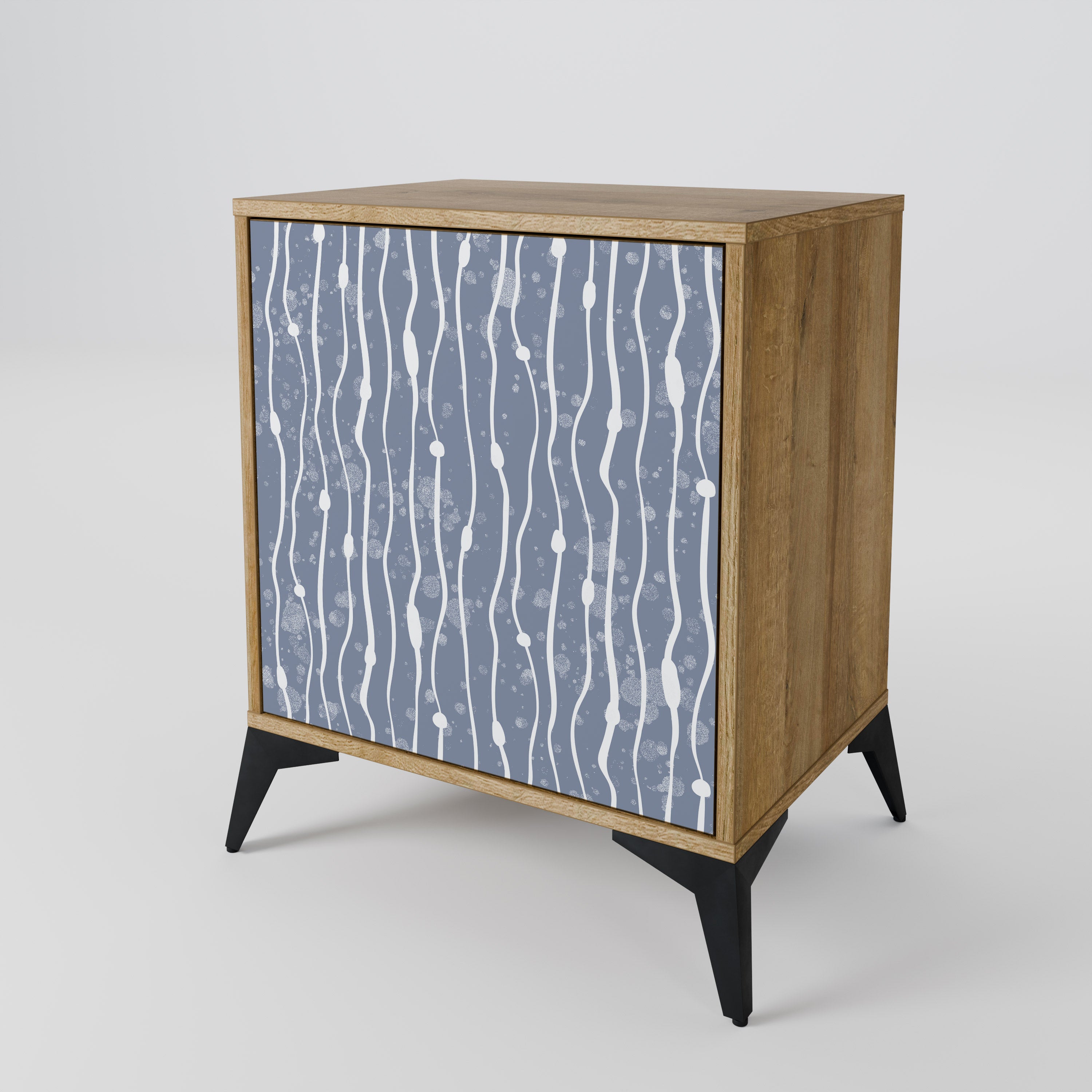 GRAPHITE RAIN 1-Door Sideboard