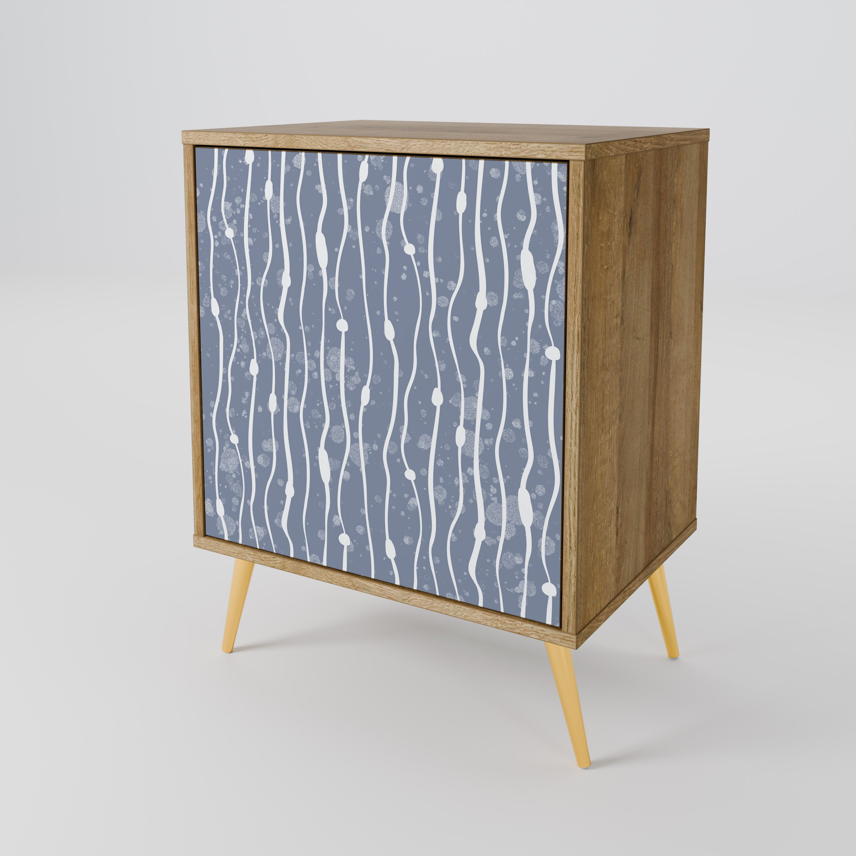 GRAPHITE RAIN 1-Door Sideboard