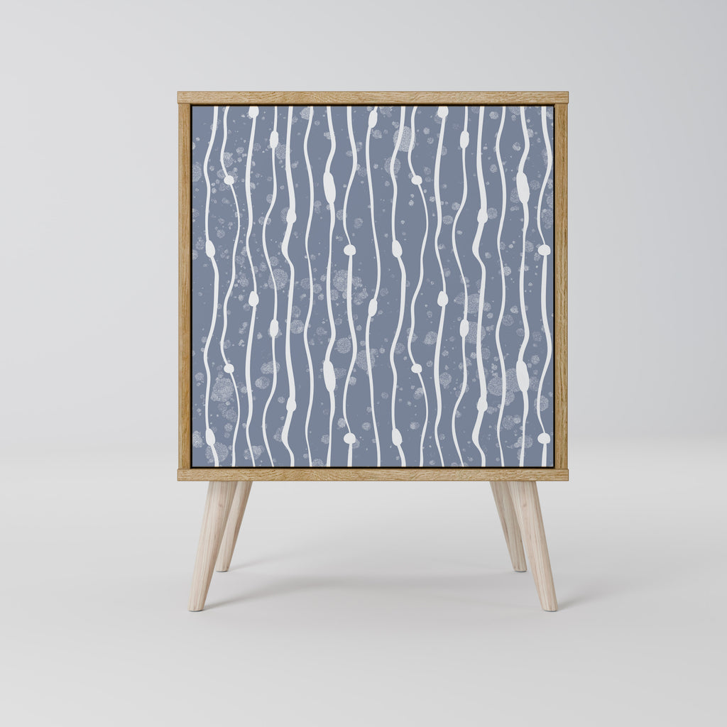 GRAPHITE RAIN 1-Door Sideboard