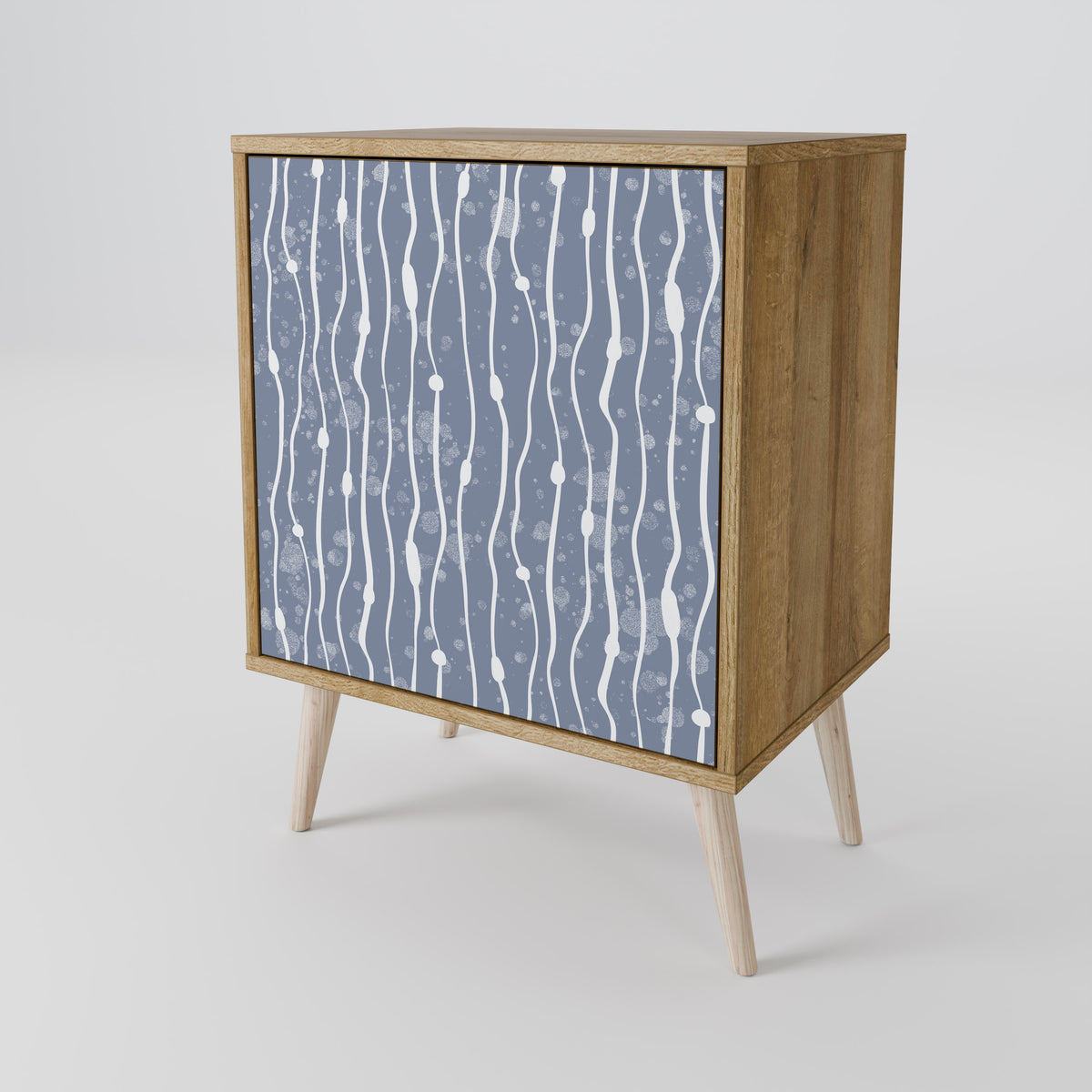 GRAPHITE RAIN 1-Door Sideboard