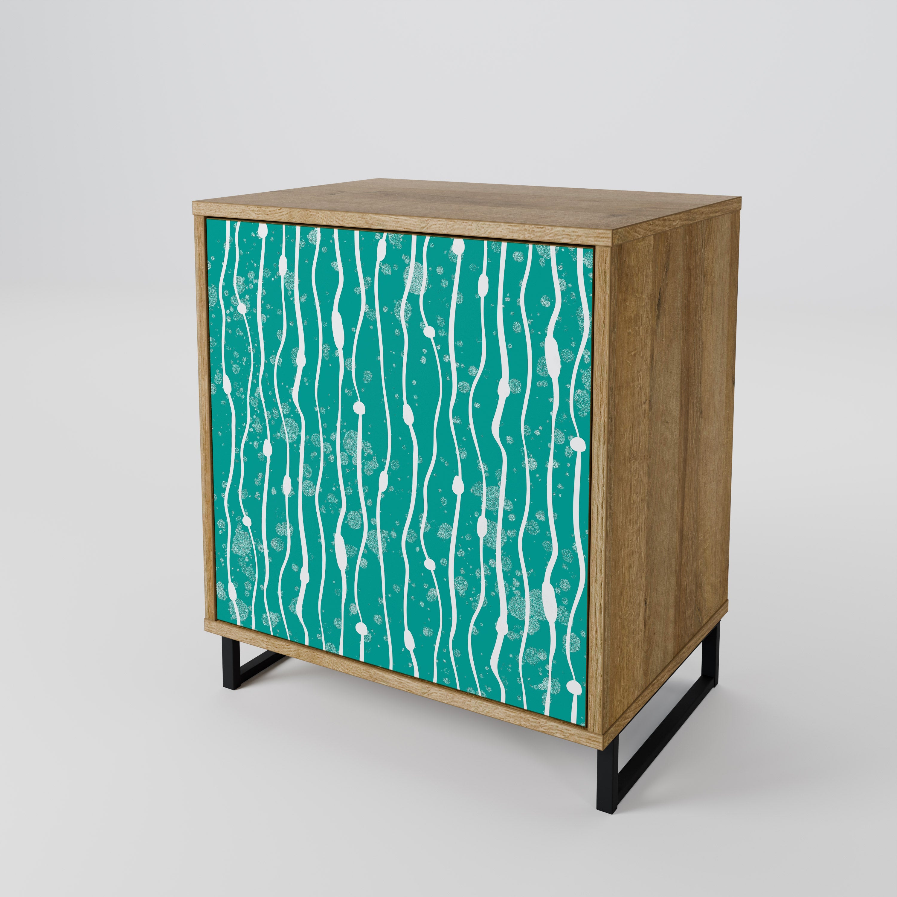 TURQUOISE RAIN 1-Door Sideboard