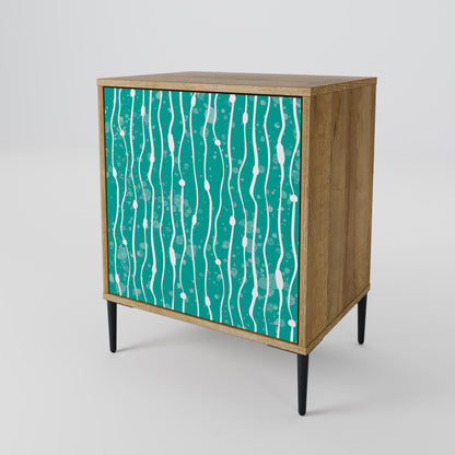 TURQUOISE RAIN 1-Door Sideboard