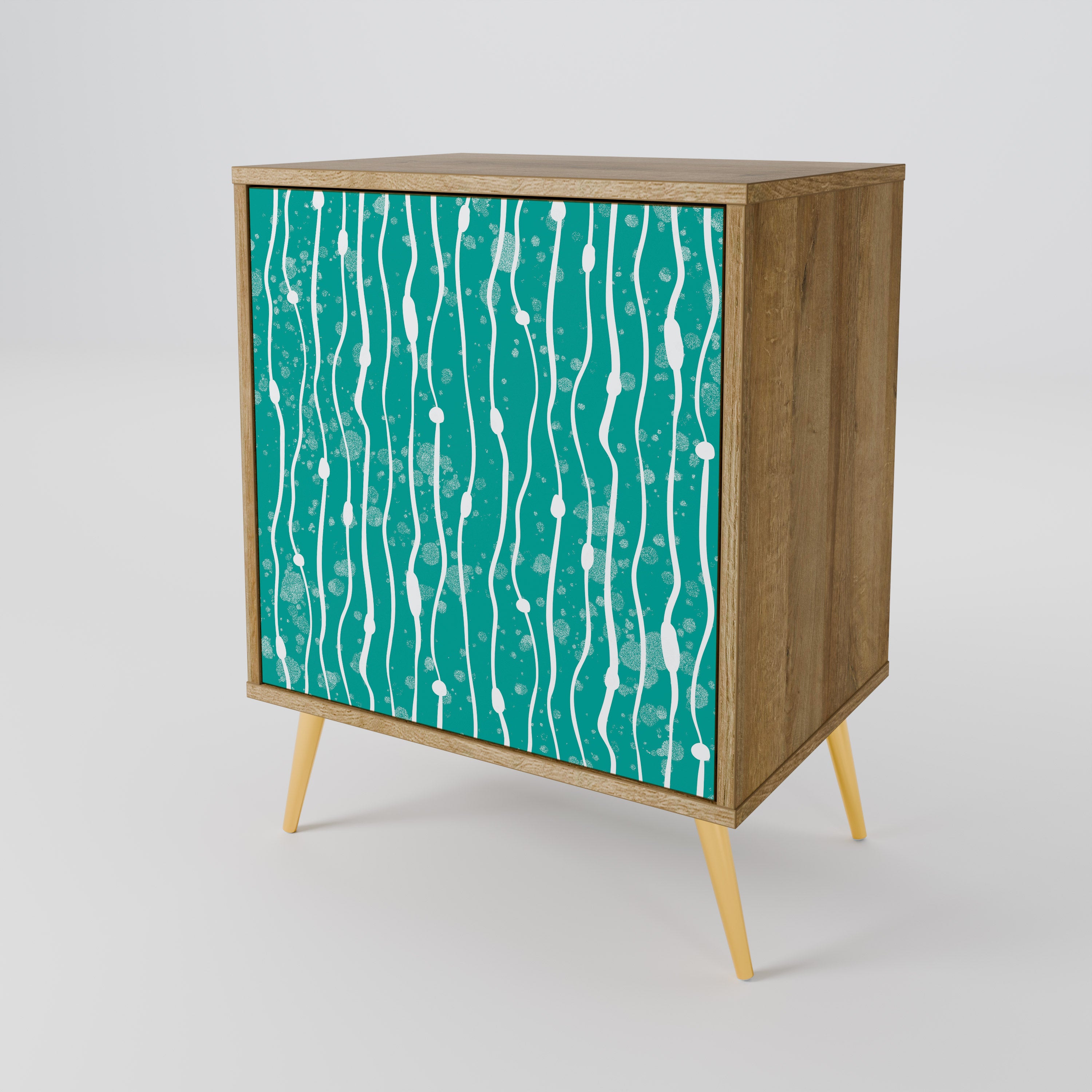 TURQUOISE RAIN 1-Door Sideboard