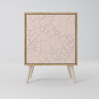 CERAMIC TEXTURE 1-Door Sideboard