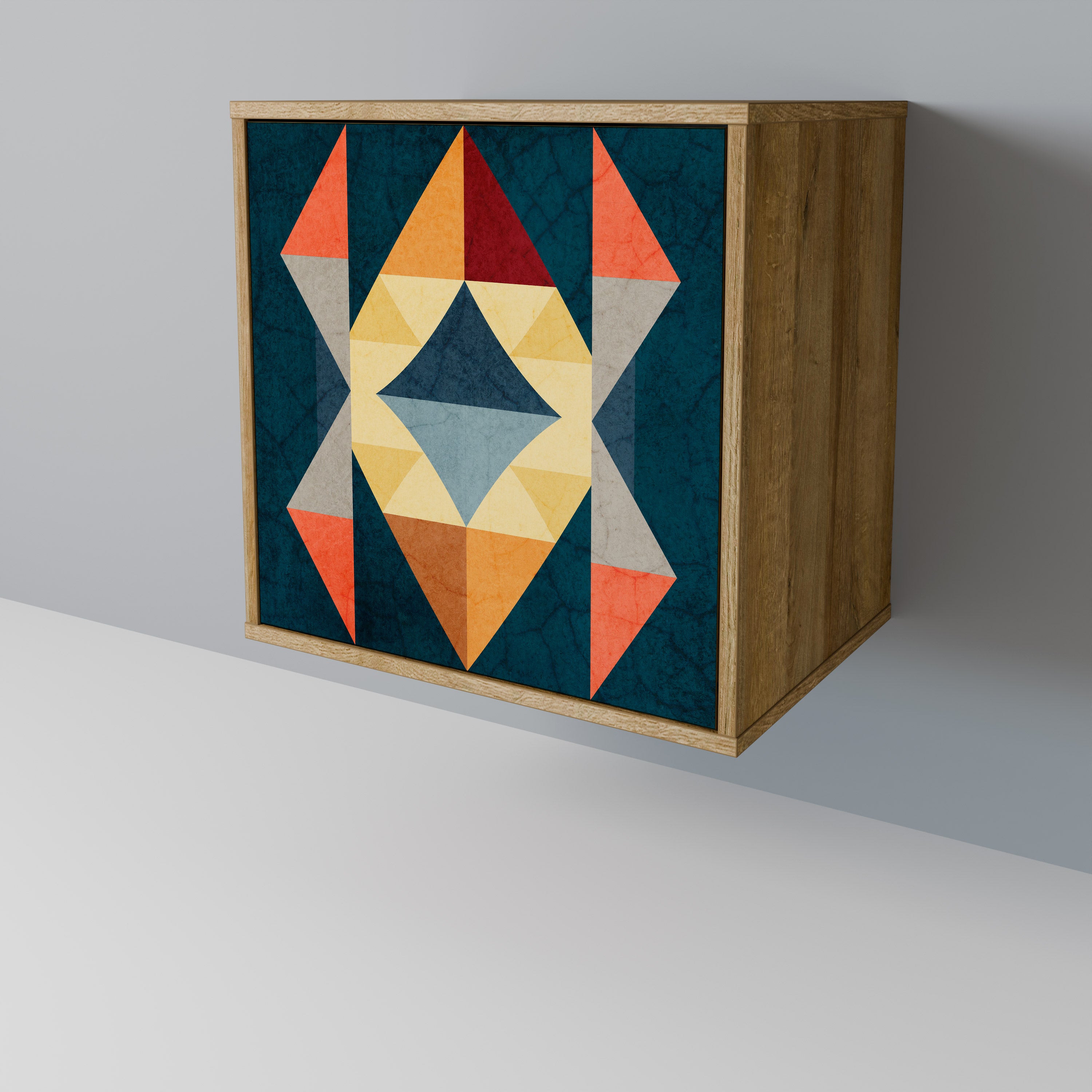 CRACKED ILLUSION 1-Door Sideboard