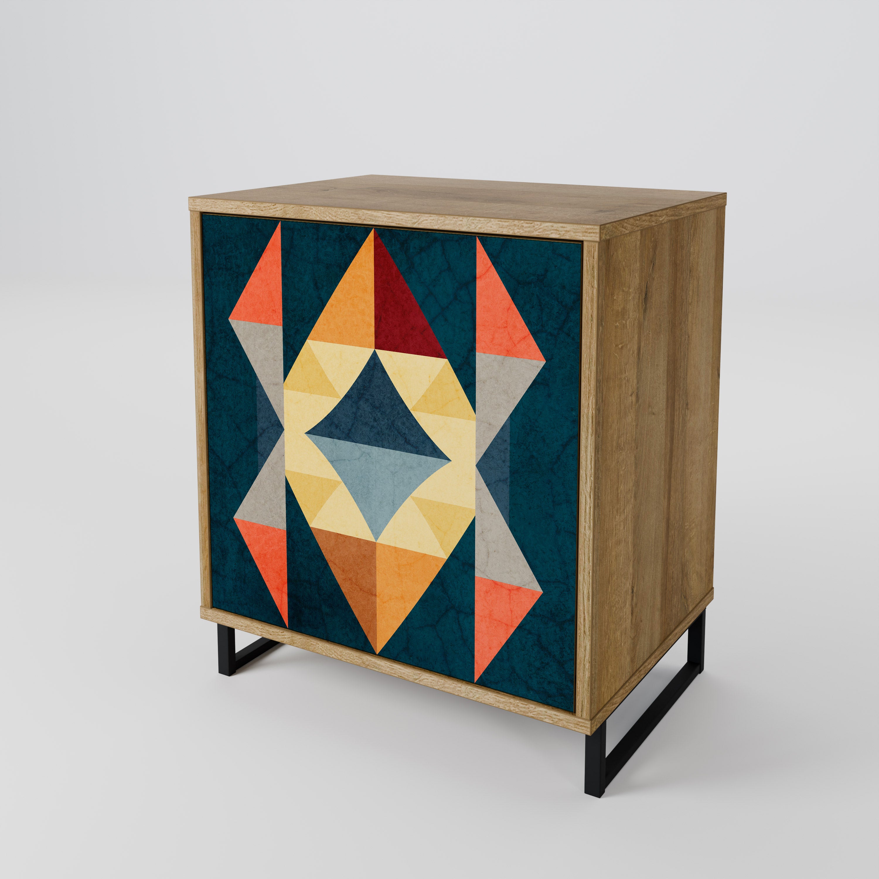 CRACKED ILLUSION 1-Door Sideboard