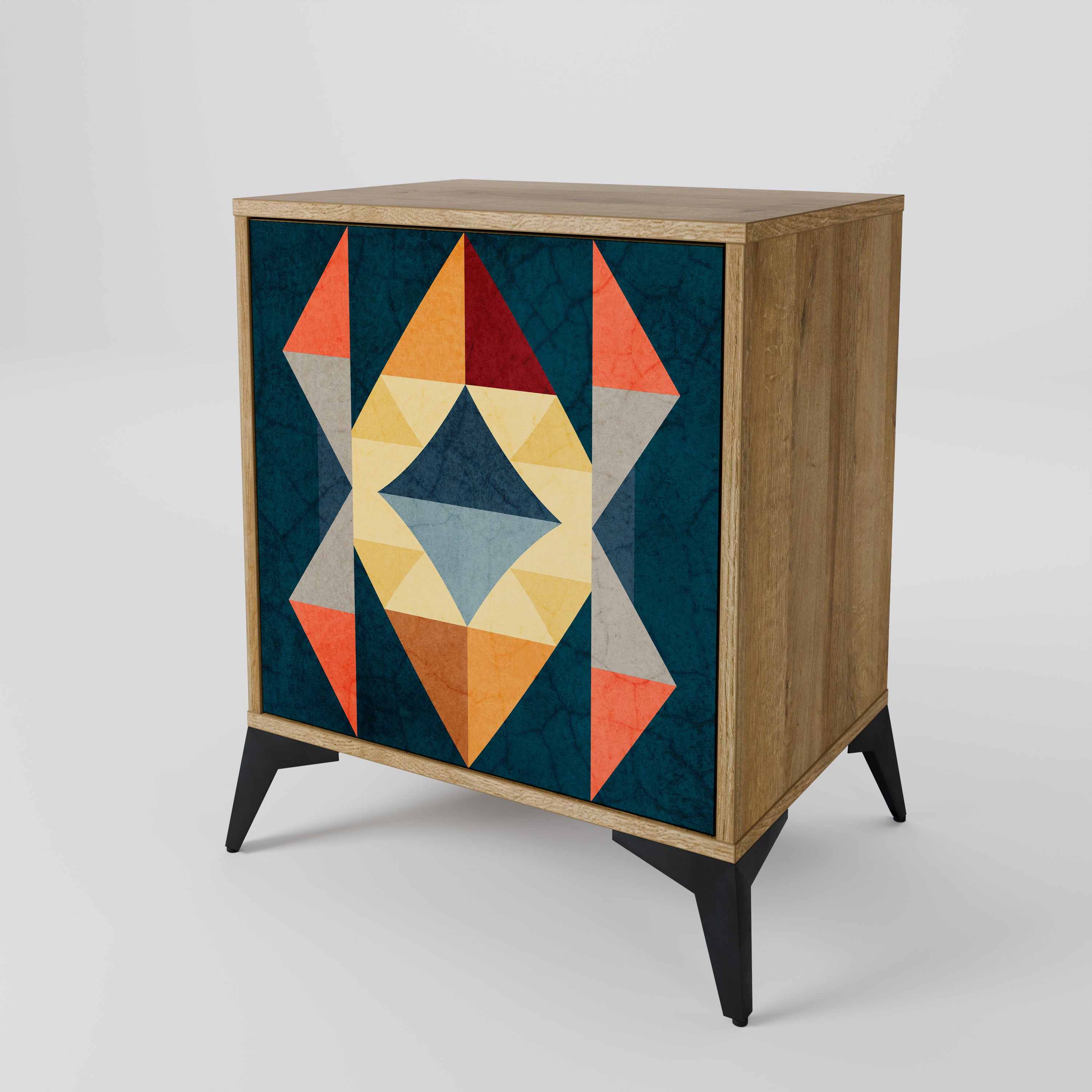 CRACKED ILLUSION 1-Door Sideboard