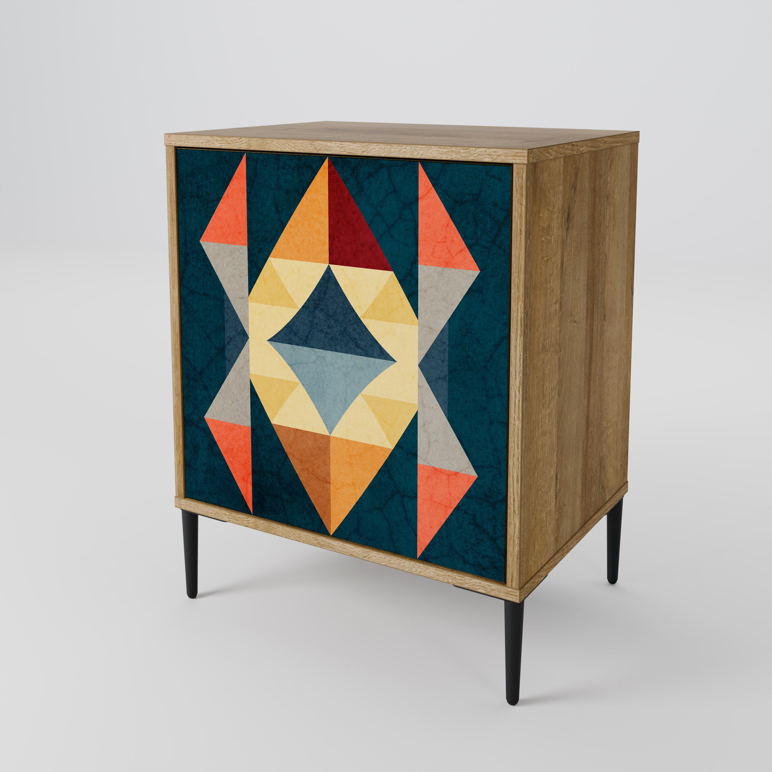 CRACKED ILLUSION 1-Door Sideboard