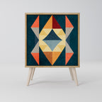 CRACKED ILLUSION 1-Door Sideboard