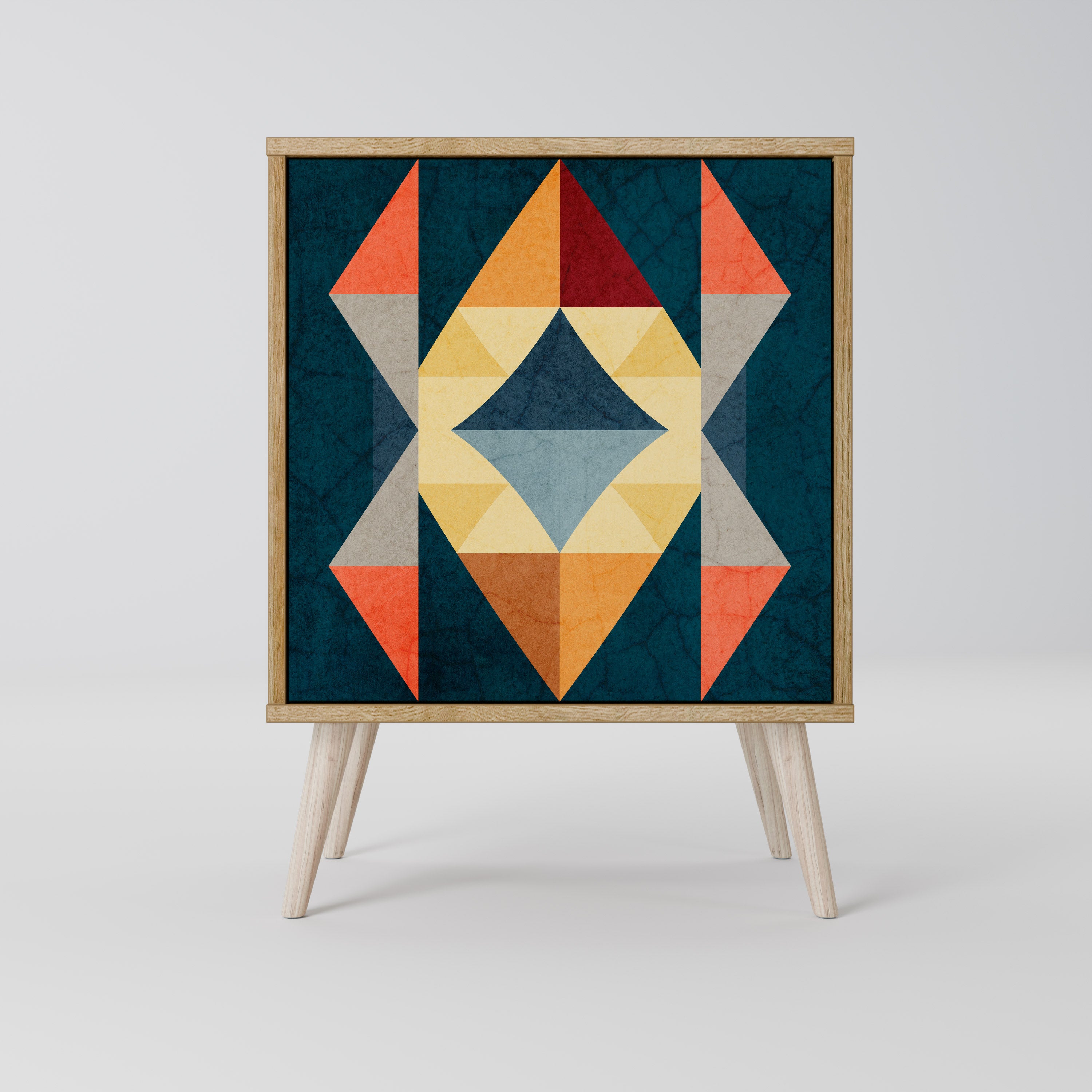 CRACKED ILLUSION 1-Door Sideboard