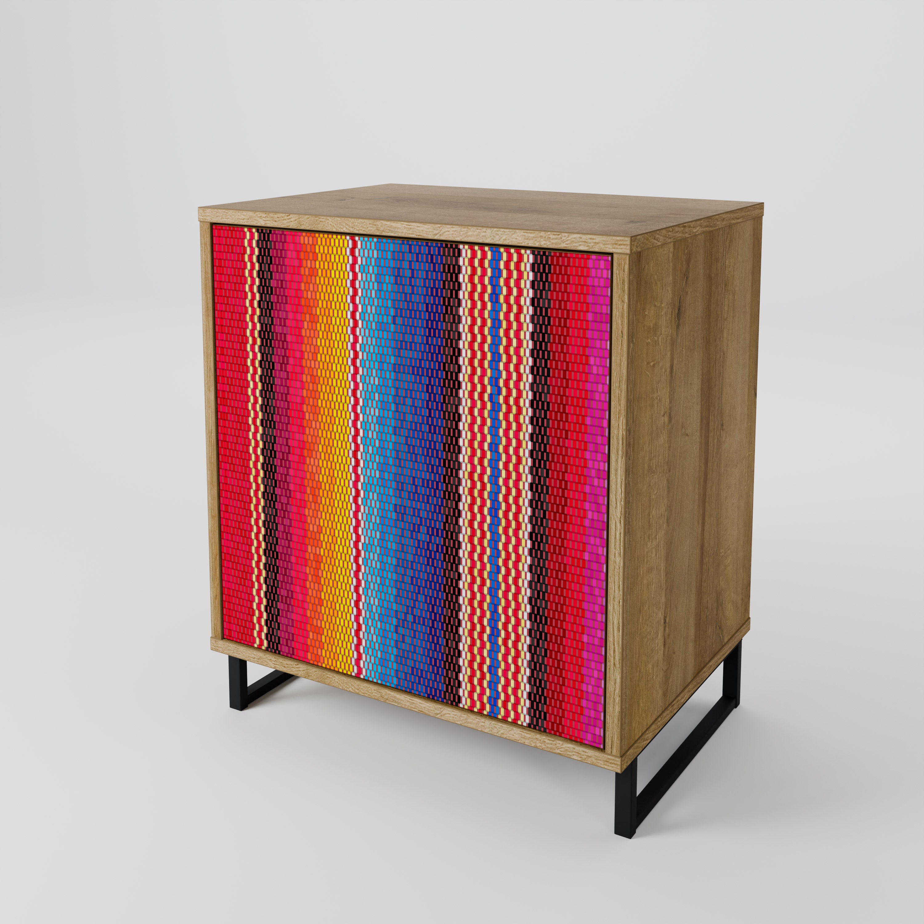 ETHNIC MEXICAN 1-Door Sideboard