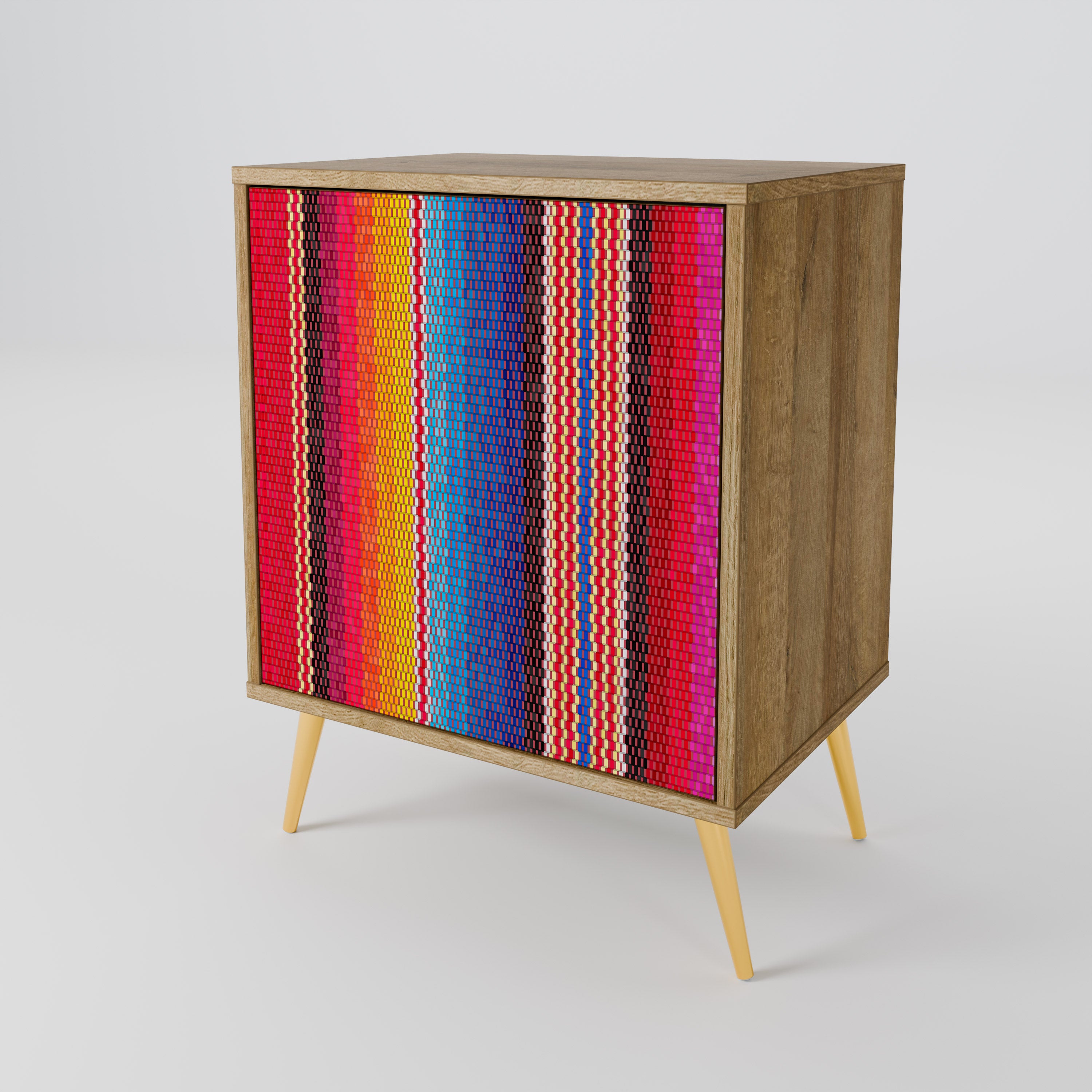 ETHNIC MEXICAN 1-Door Sideboard