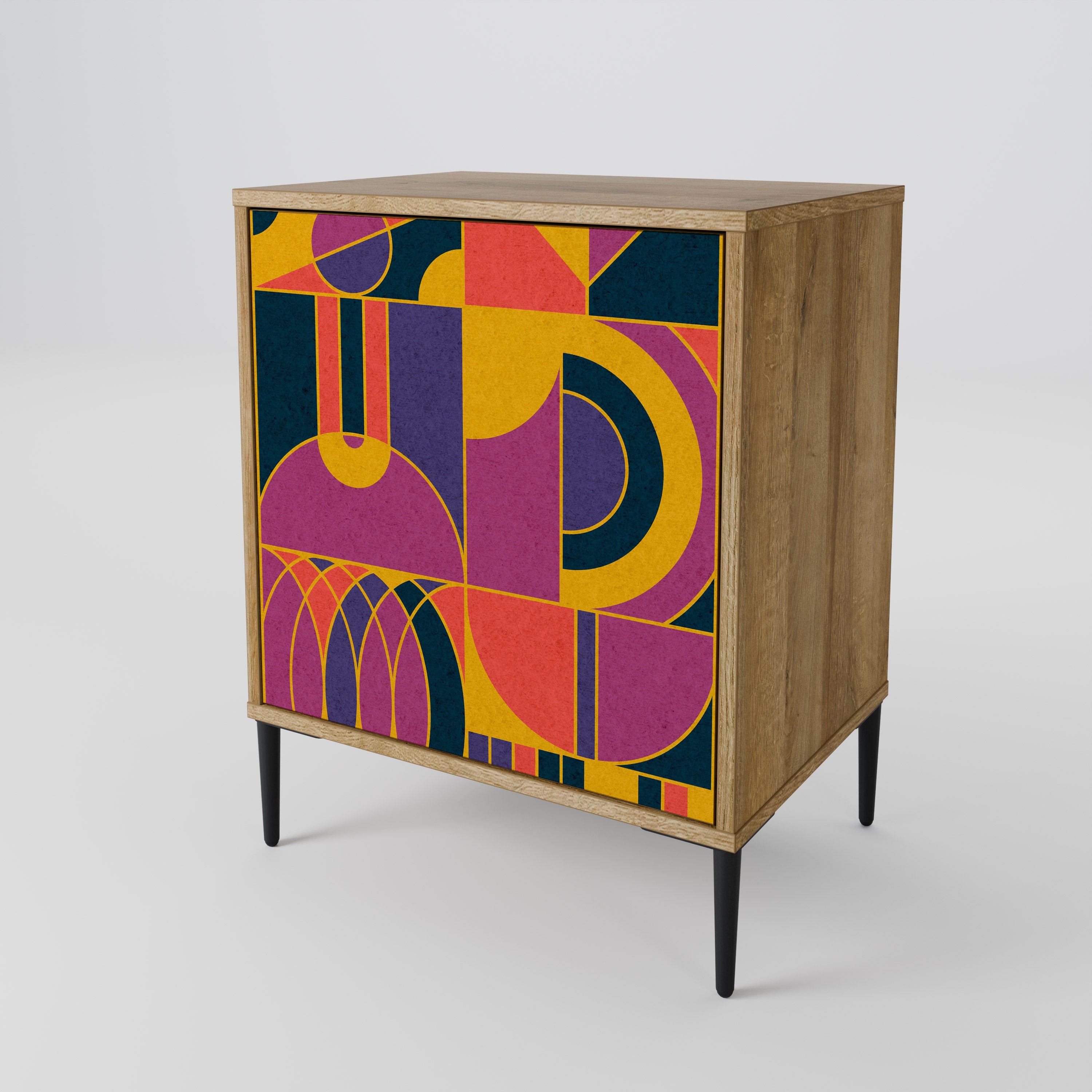 ELECTRIC PATTERNS 1-Door Sideboard