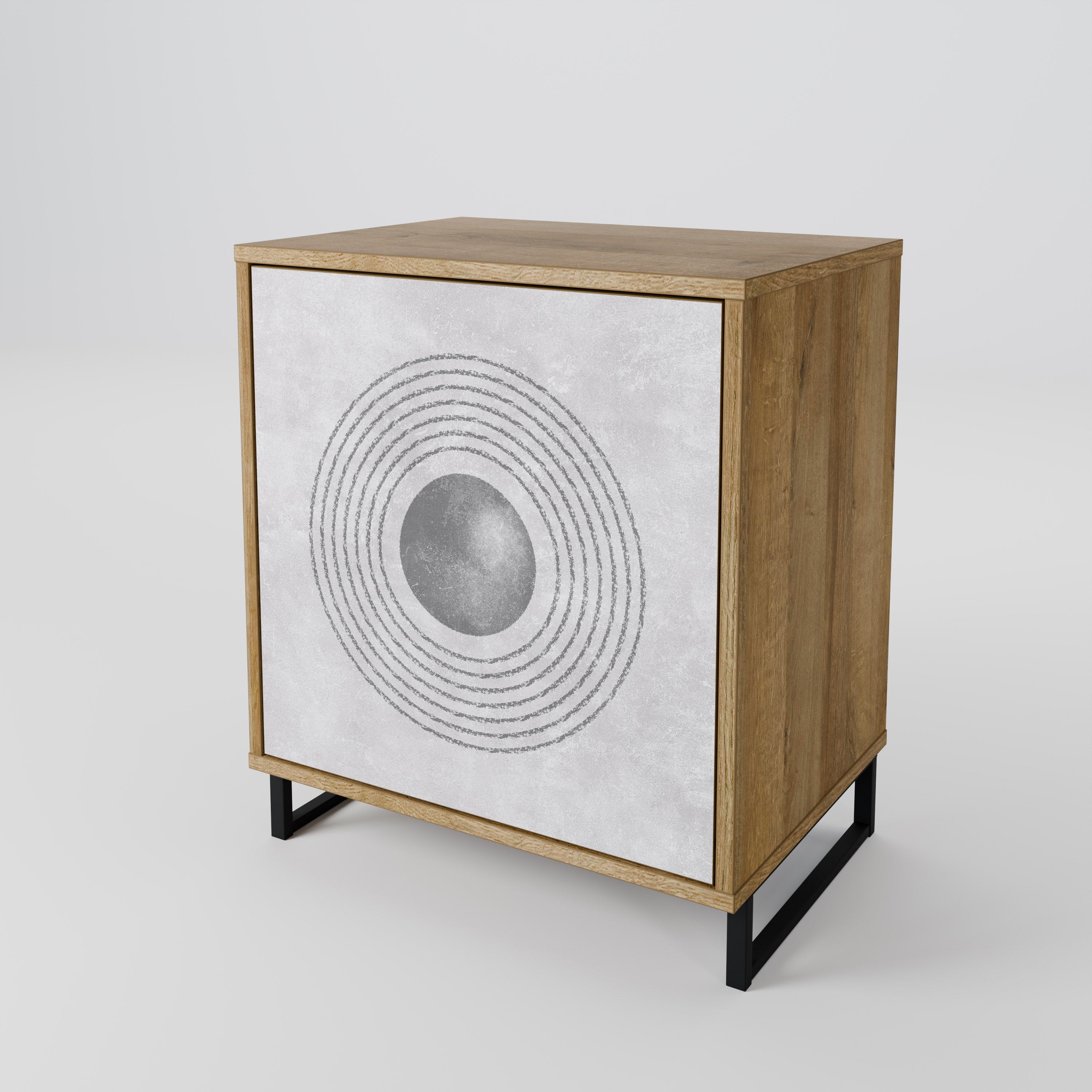 SOLID CIRCLES 1-Door Sideboard