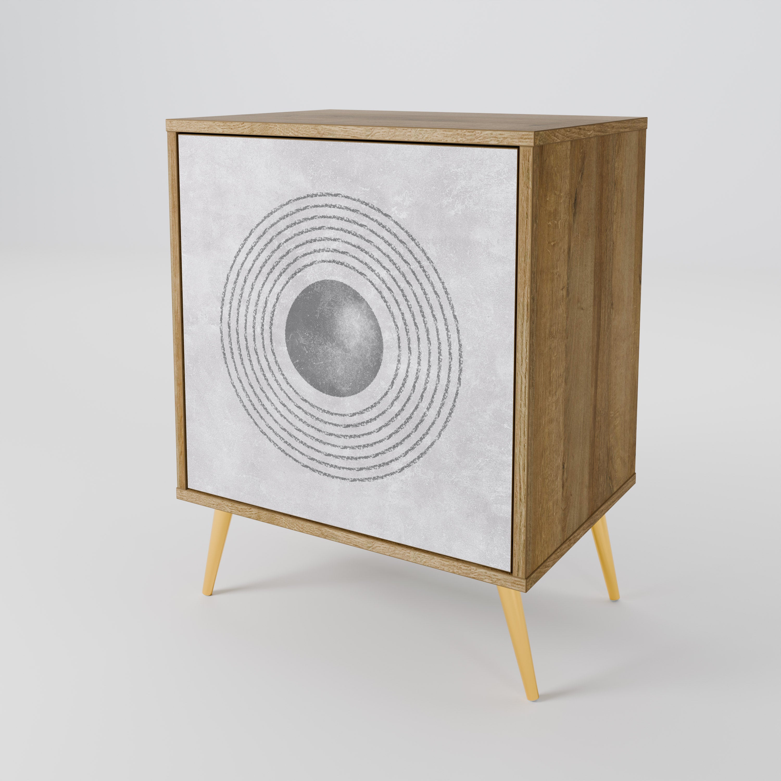 SOLID CIRCLES 1-Door Sideboard