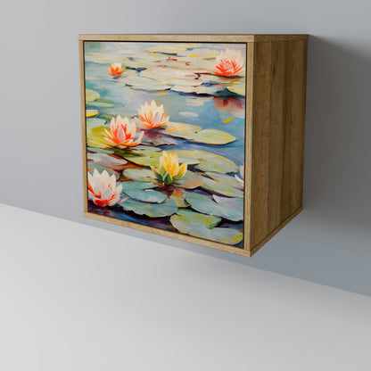 BLOOMING WATERS 1-Door Sideboard