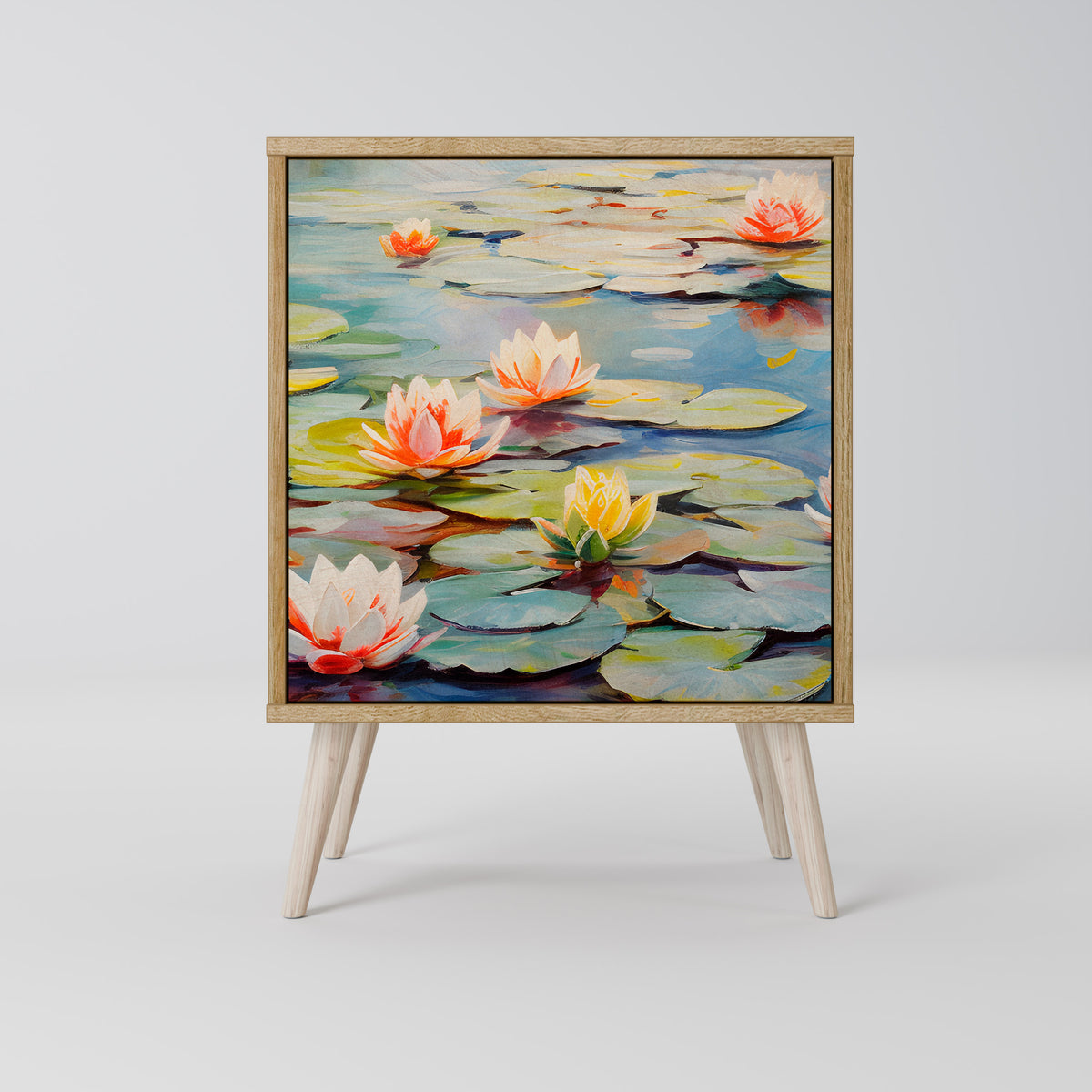 BLOOMING WATERS 1-Door Sideboard