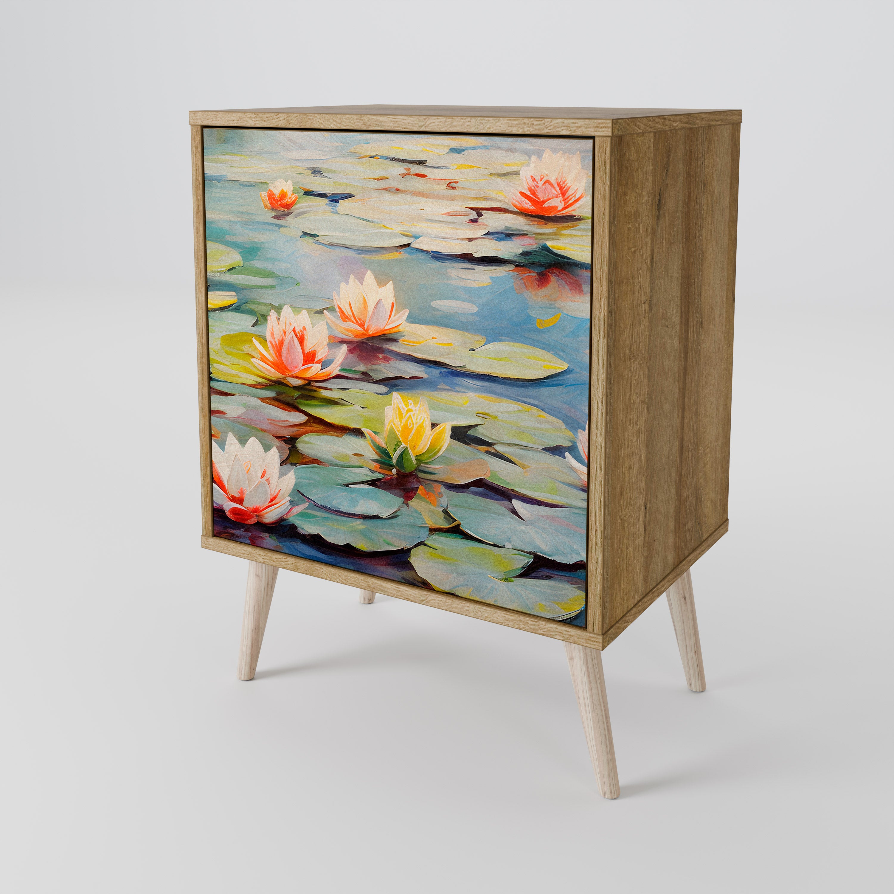 BLOOMING WATERS 1-Door Sideboard